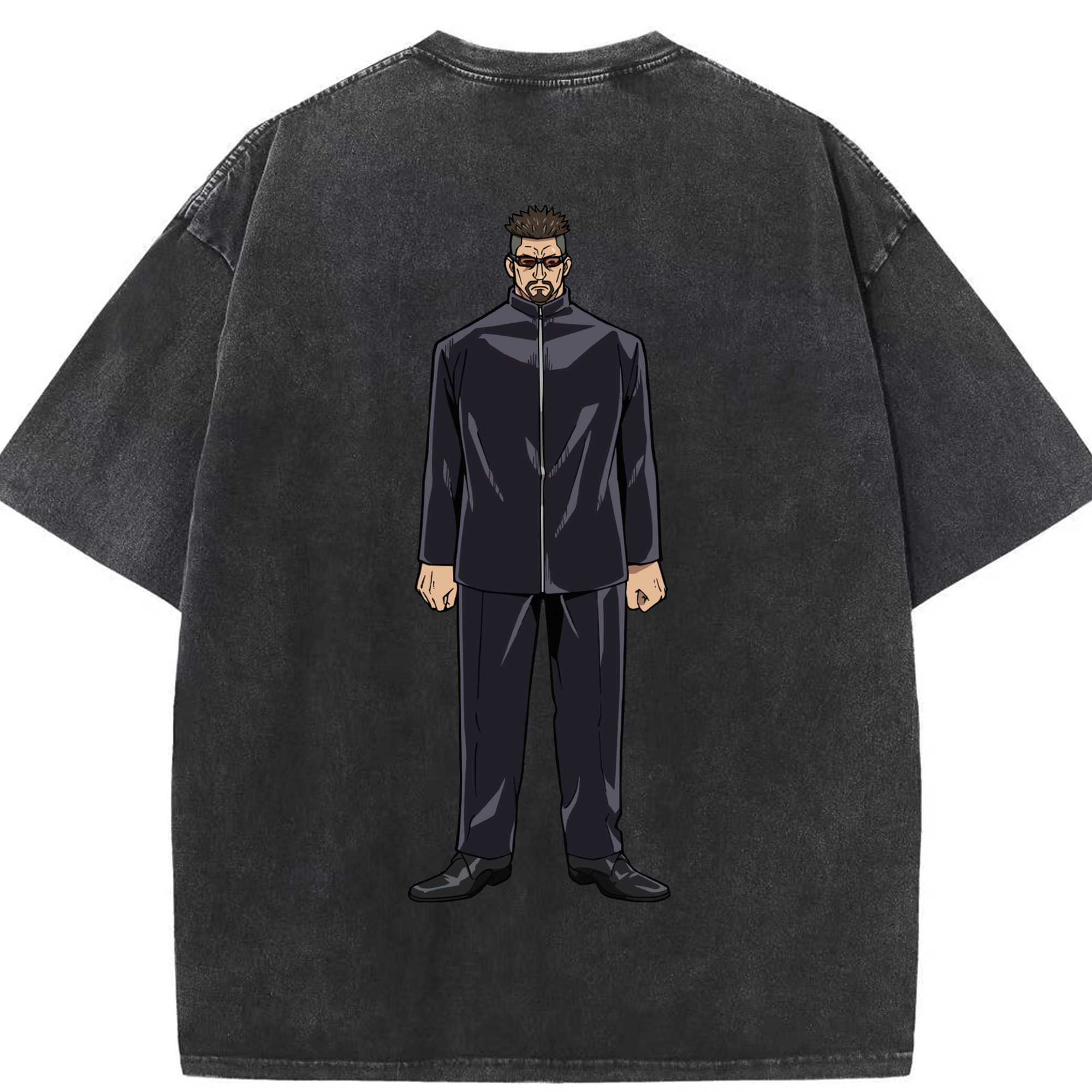 （画像用） 呪術廻戦 Jujutsu Kaisen 綿100% ヴィンテージ風 半袖Tシャツ（背面プリント）