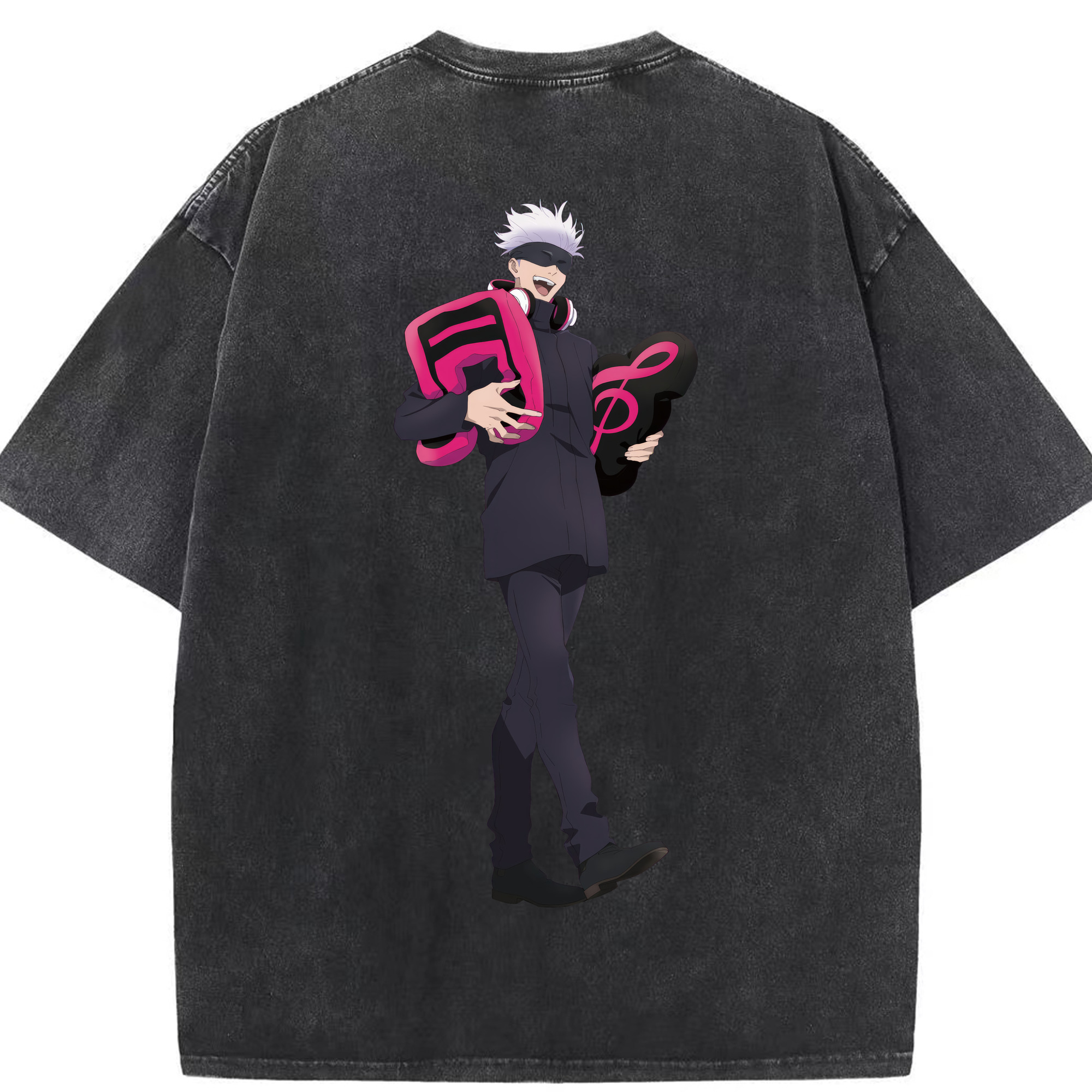 （画像用） 呪術廻戦 Jujutsu Kaisen 綿100% ヴィンテージ風 半袖Tシャツ（背面プリント）