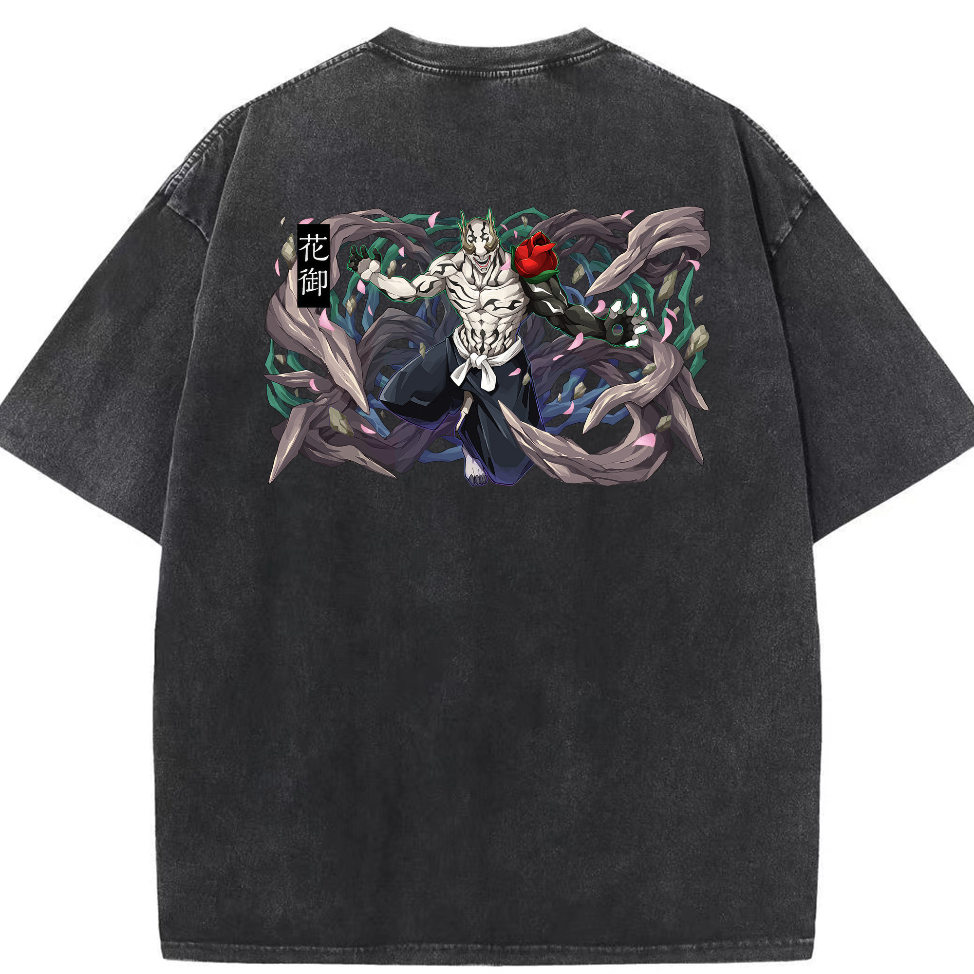 （画像用） 呪術廻戦 Jujutsu Kaisen 綿100% ヴィンテージ風 半袖Tシャツ（背面プリント）