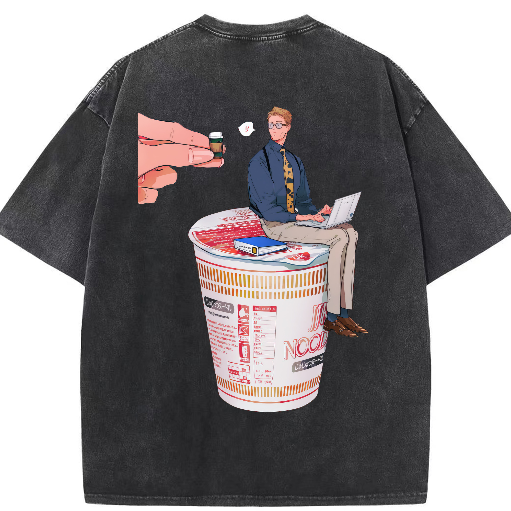（画像用） 呪術廻戦 Jujutsu Kaisen 綿100% ヴィンテージ風 半袖Tシャツ（背面プリント）