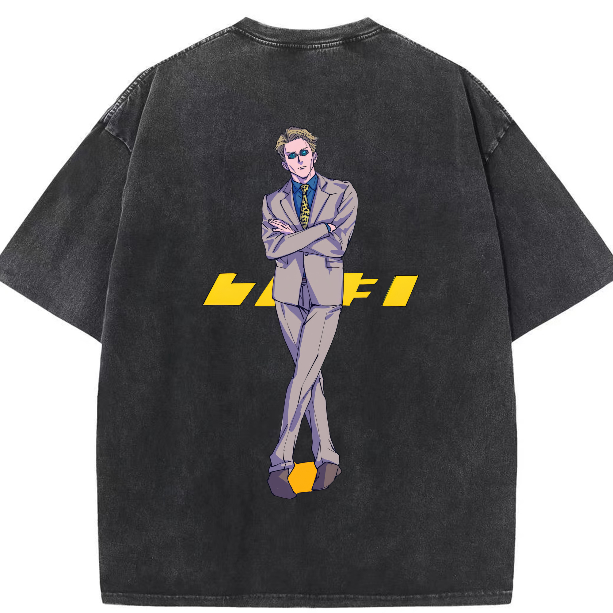 （画像用） 呪術廻戦 Jujutsu Kaisen 綿100% ヴィンテージ風 半袖Tシャツ（背面プリント）