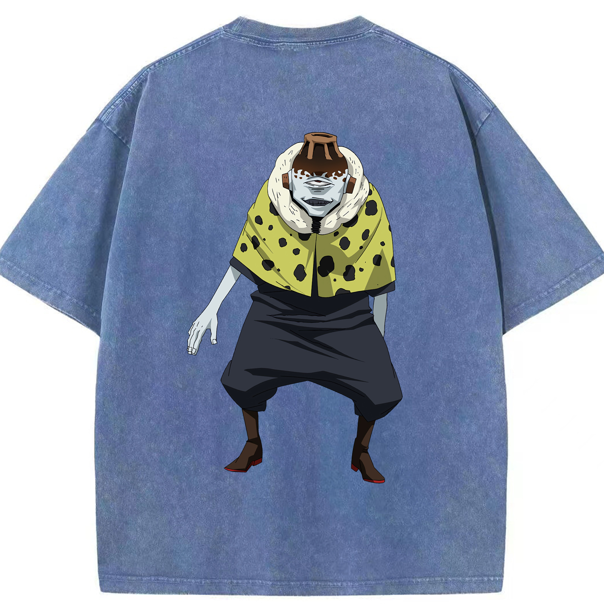 （画像用） 呪術廻戦 Jujutsu Kaisen 綿100% ヴィンテージ風 半袖Tシャツ（背面プリント）