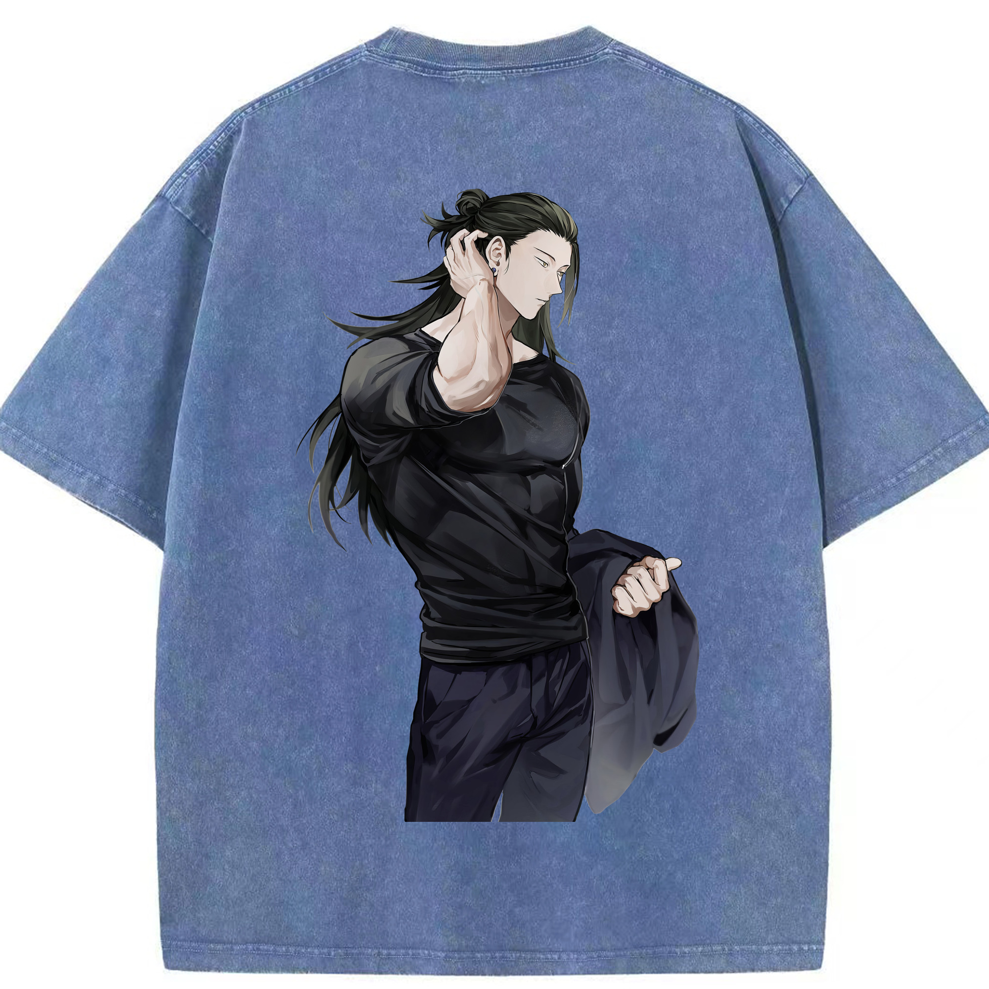 （画像用） 呪術廻戦 Jujutsu Kaisen 綿100% ヴィンテージ風 半袖Tシャツ（背面プリント）