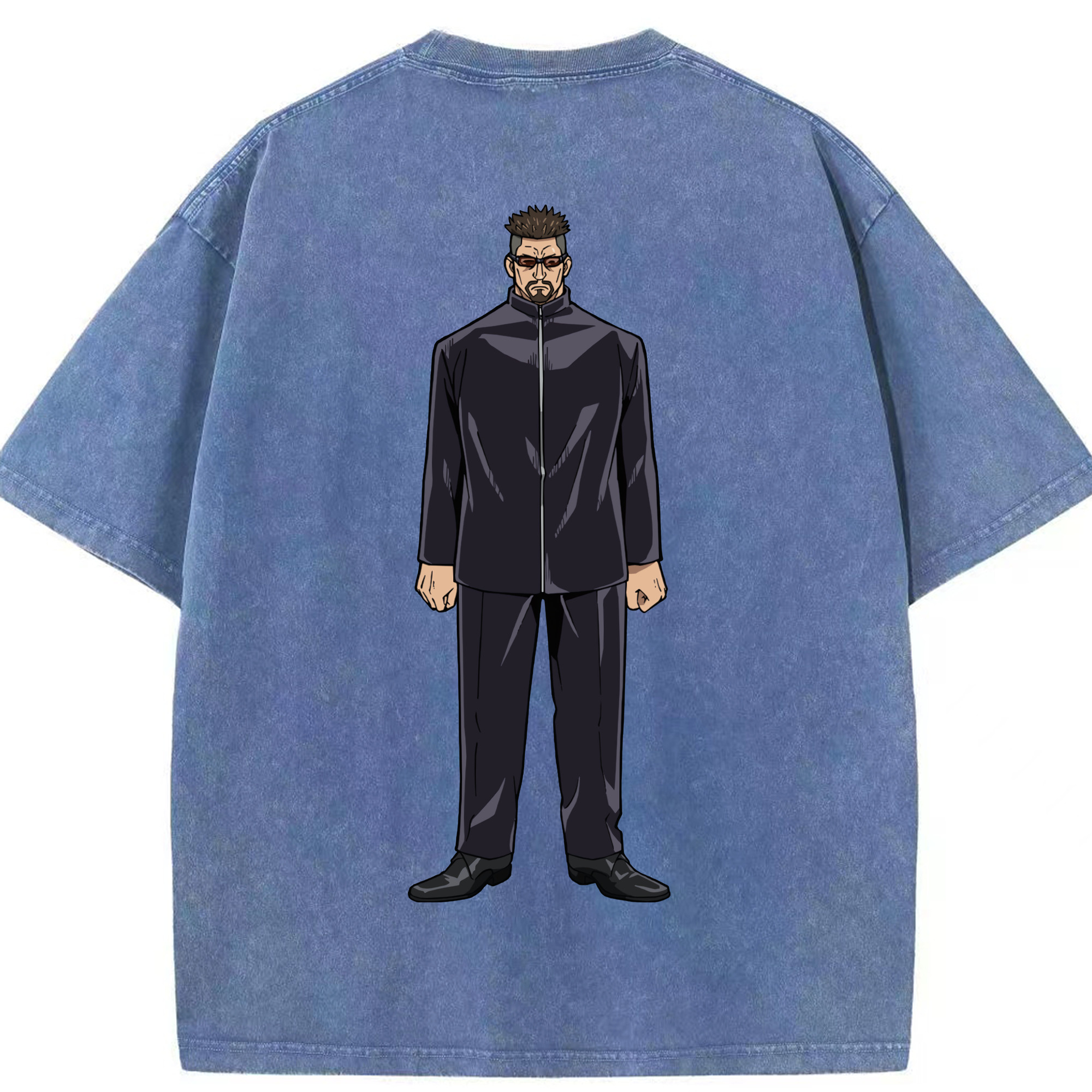 （画像用） 呪術廻戦 Jujutsu Kaisen 綿100% ヴィンテージ風 半袖Tシャツ（背面プリント）