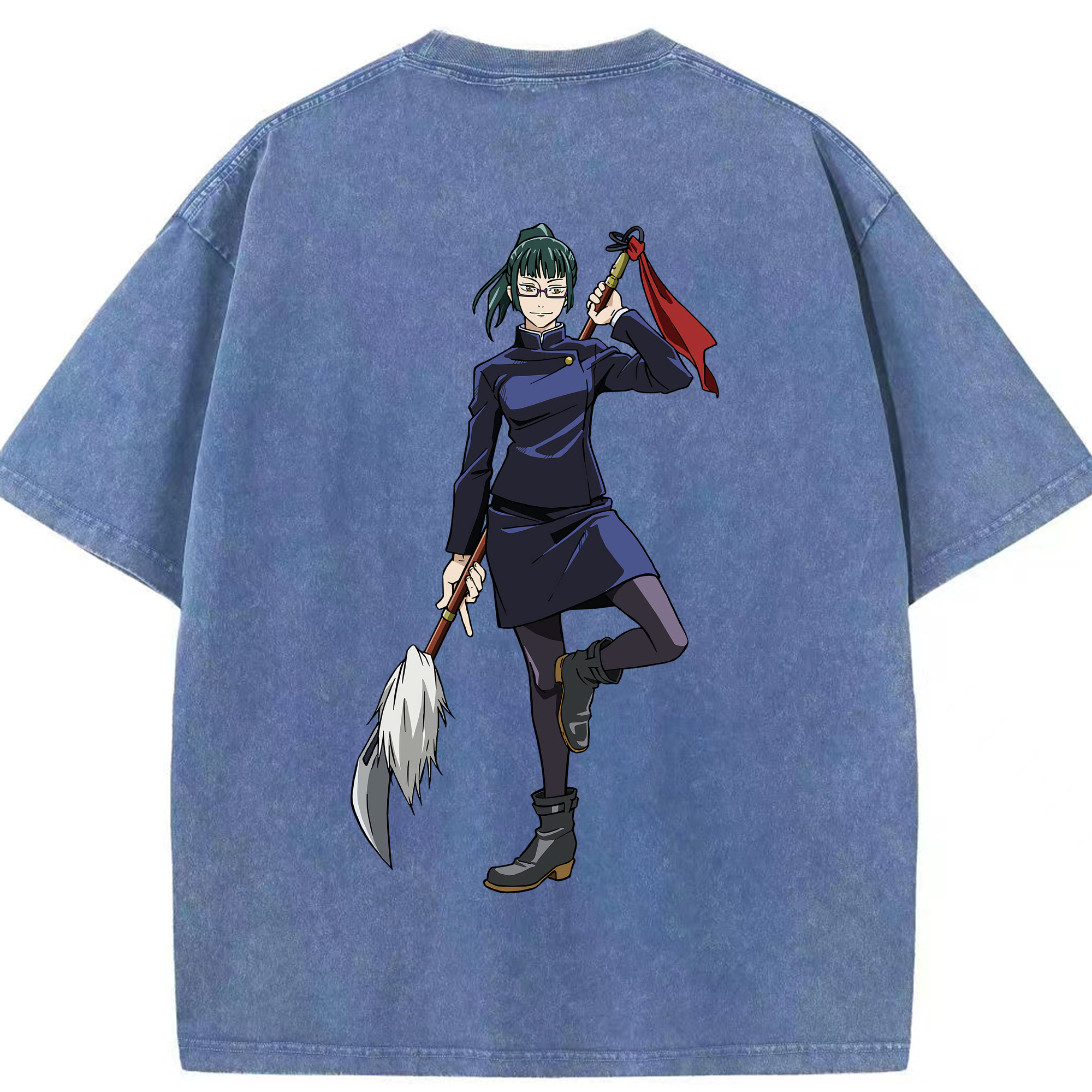 （画像用） 呪術廻戦 Jujutsu Kaisen 綿100% ヴィンテージ風 半袖Tシャツ（背面プリント）
