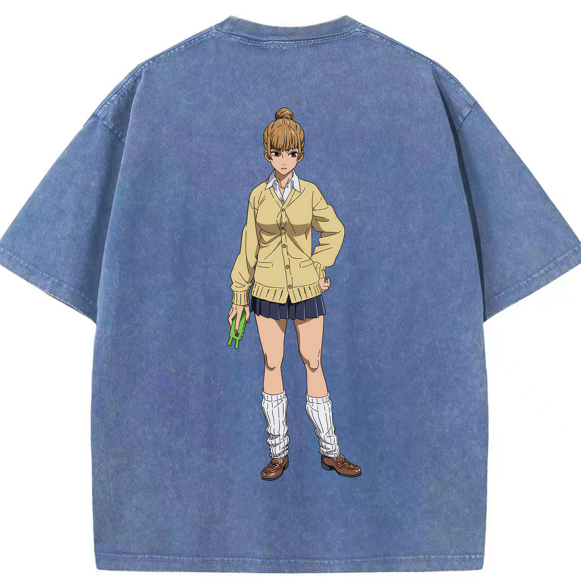 （画像用） 呪術廻戦 Jujutsu Kaisen 綿100% ヴィンテージ風 半袖Tシャツ（背面プリント）
