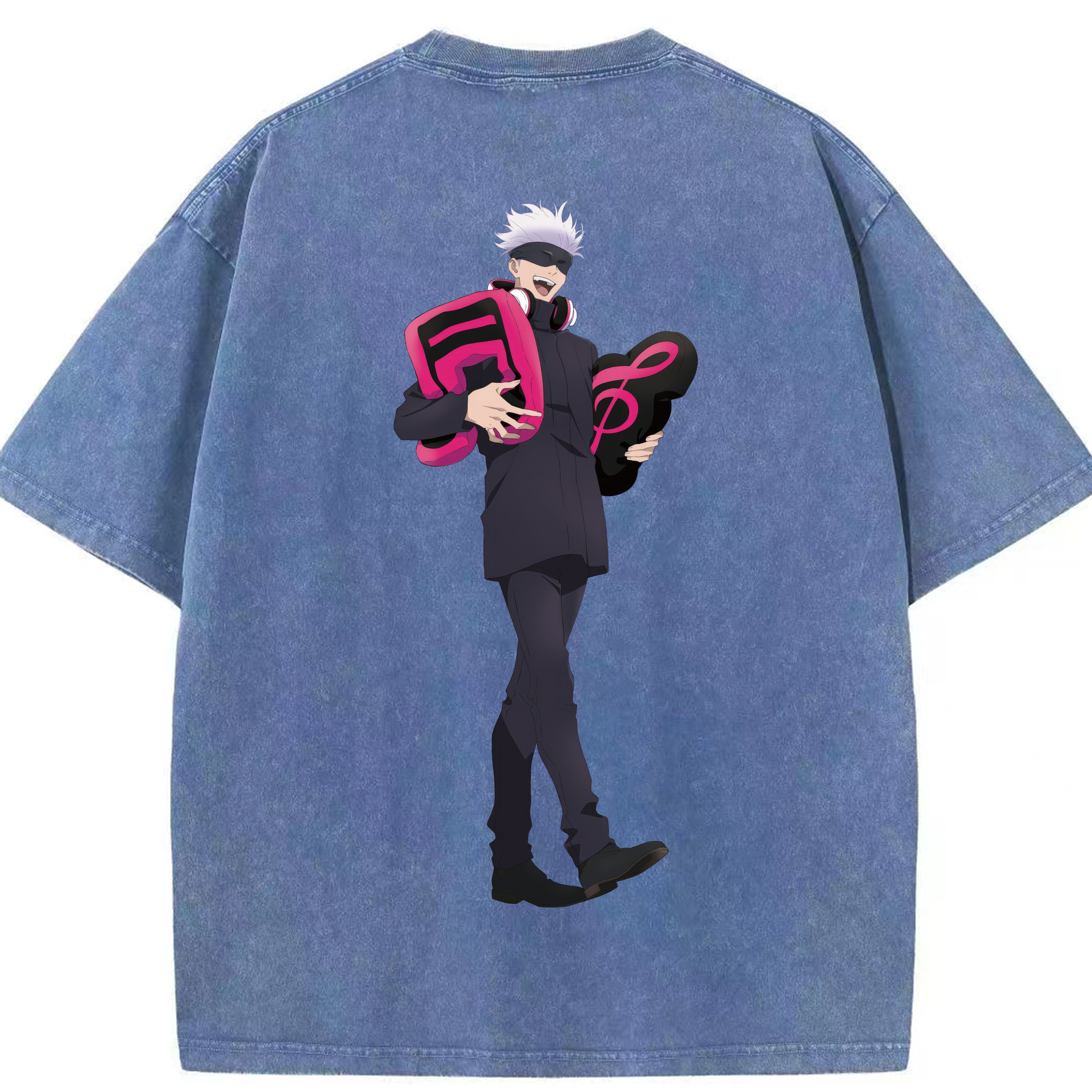 （画像用） 呪術廻戦 Jujutsu Kaisen 綿100% ヴィンテージ風 半袖Tシャツ（背面プリント）