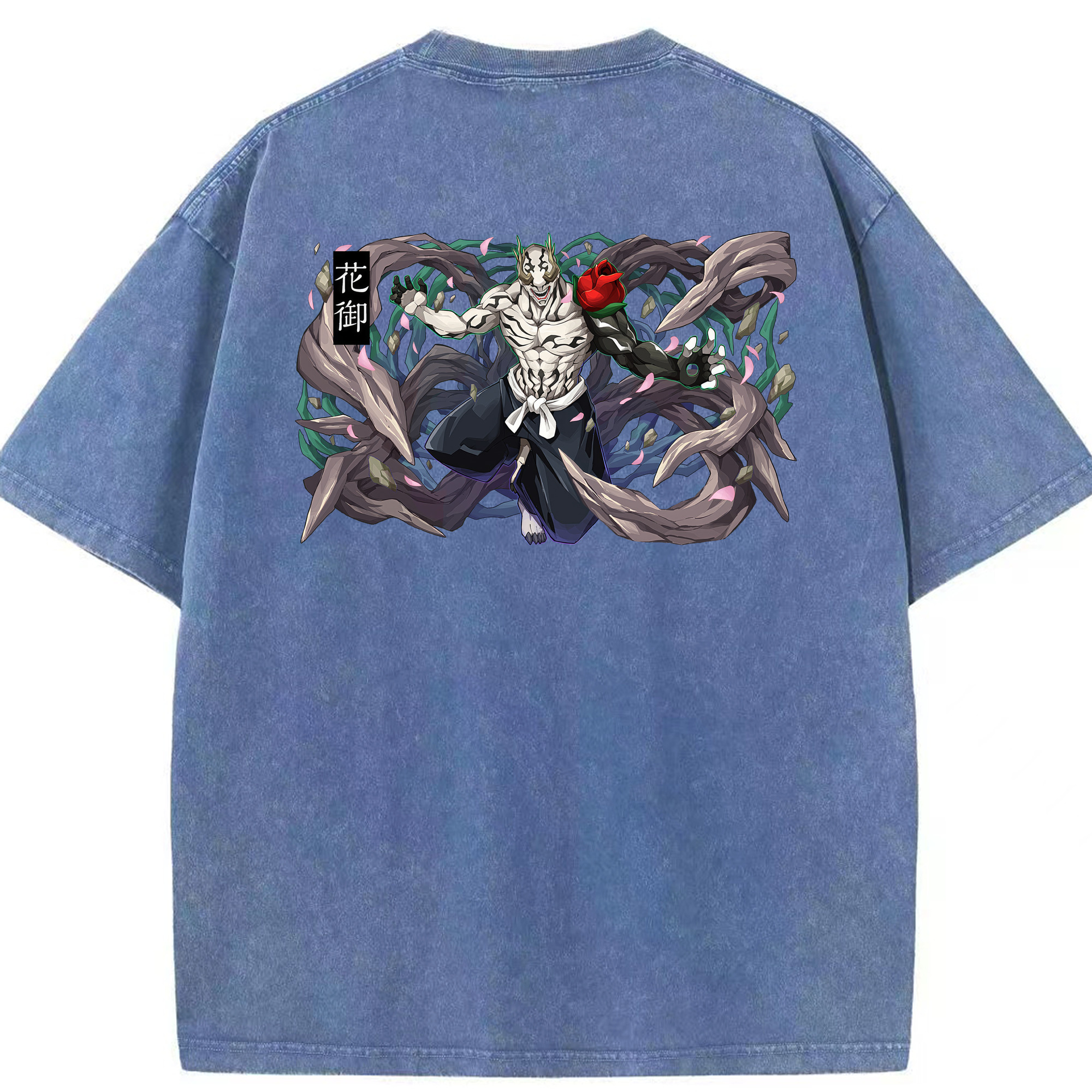 （画像用） 呪術廻戦 Jujutsu Kaisen 綿100% ヴィンテージ風 半袖Tシャツ（背面プリント）