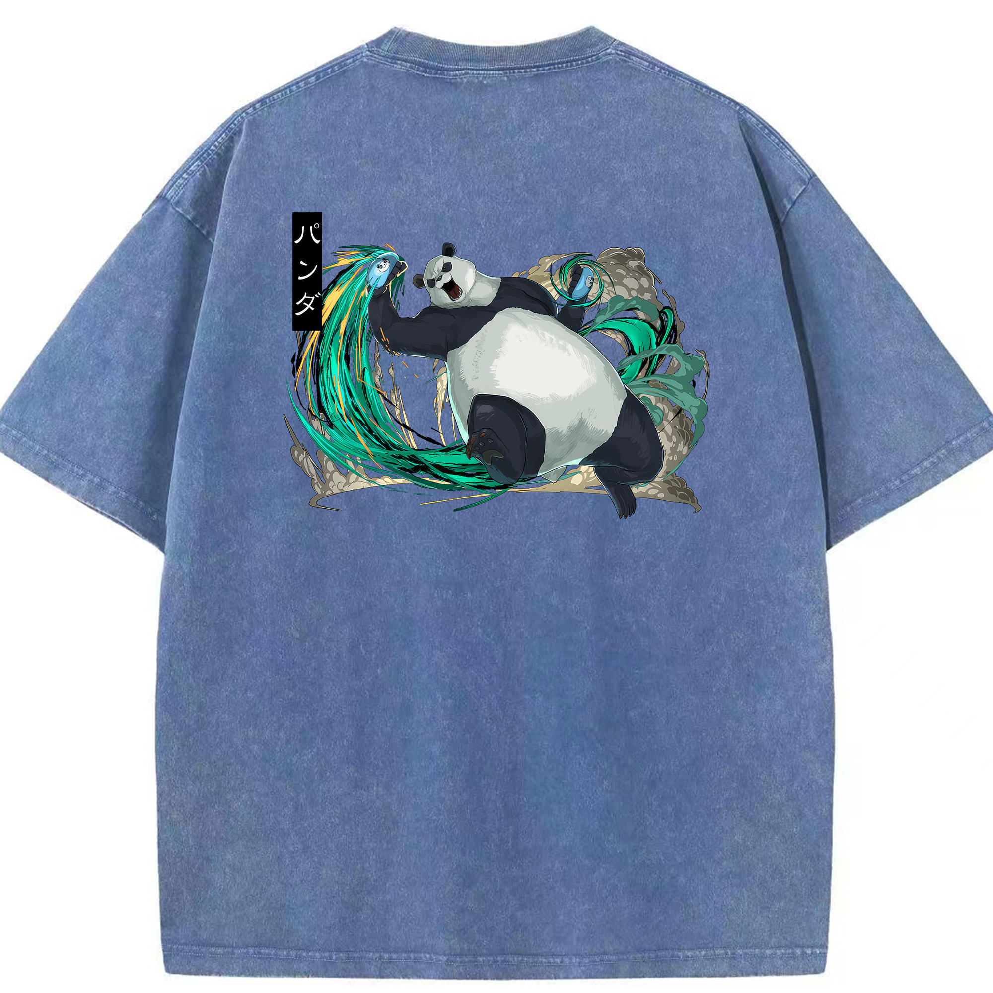 （画像用） 呪術廻戦 Jujutsu Kaisen 綿100% ヴィンテージ風 半袖Tシャツ（背面プリント）