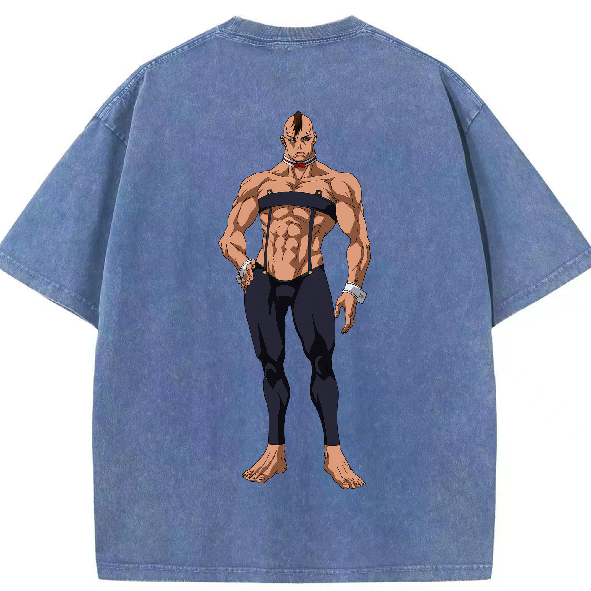 （画像用） 呪術廻戦 Jujutsu Kaisen 綿100% ヴィンテージ風 半袖Tシャツ（背面プリント）