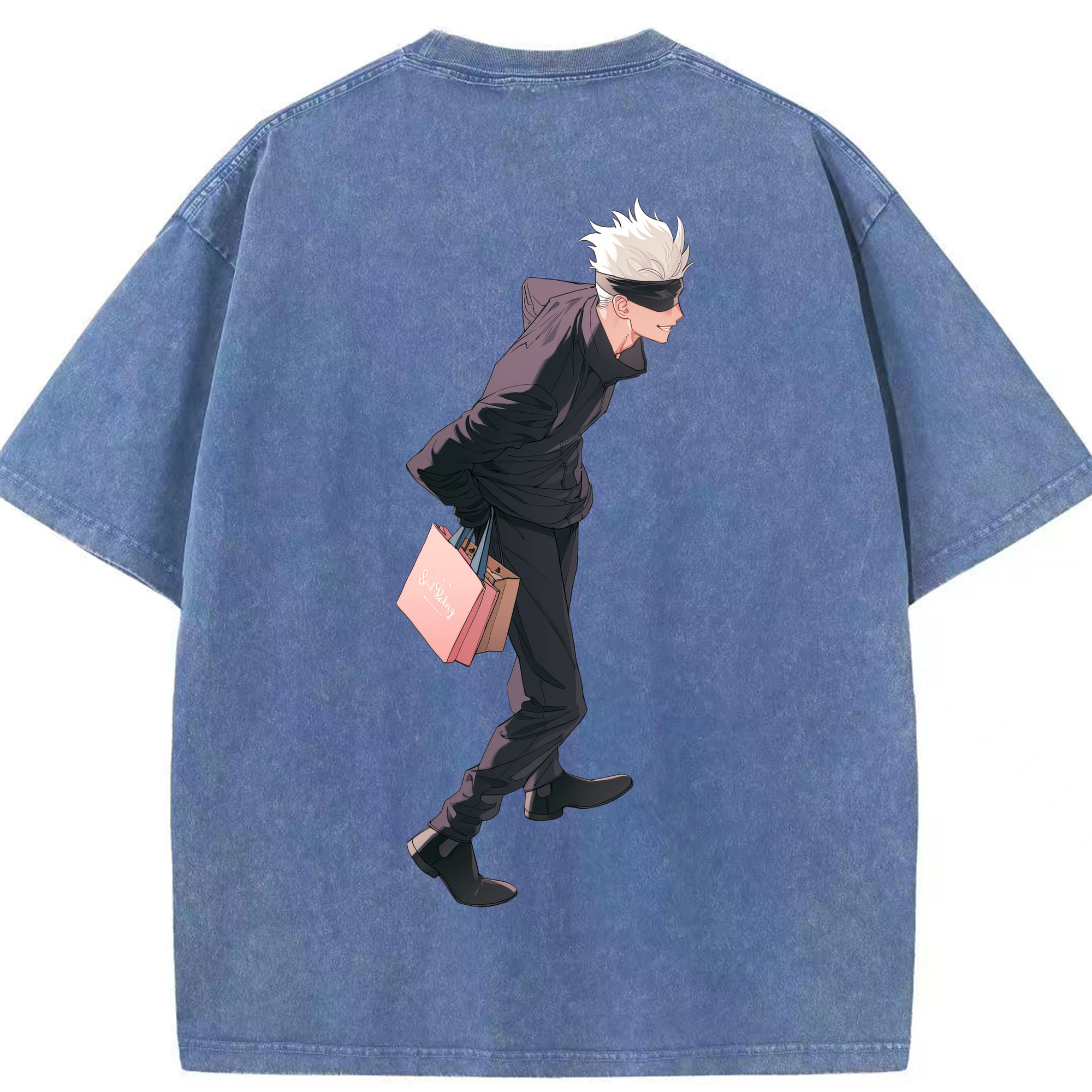 （画像用） 呪術廻戦 Jujutsu Kaisen 綿100% ヴィンテージ風 半袖Tシャツ（背面プリント）