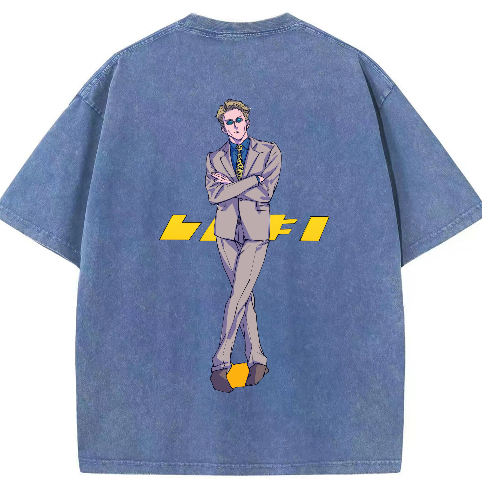 （画像用） 呪術廻戦 Jujutsu Kaisen 綿100% ヴィンテージ風 半袖Tシャツ（背面プリント）