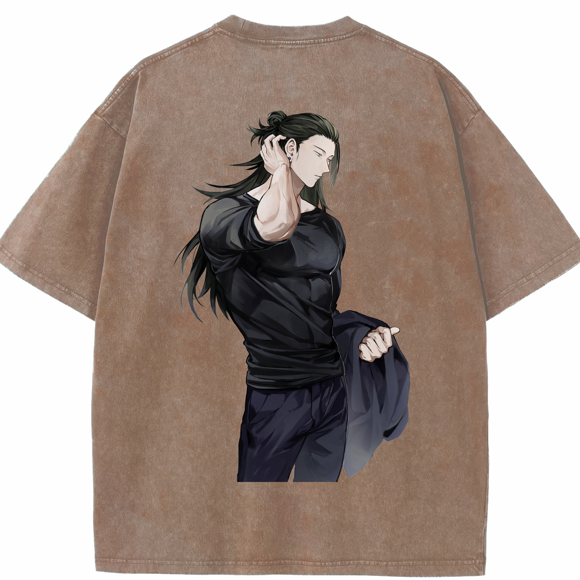 （画像用） 呪術廻戦 Jujutsu Kaisen 綿100% ヴィンテージ風 半袖Tシャツ（背面プリント）
