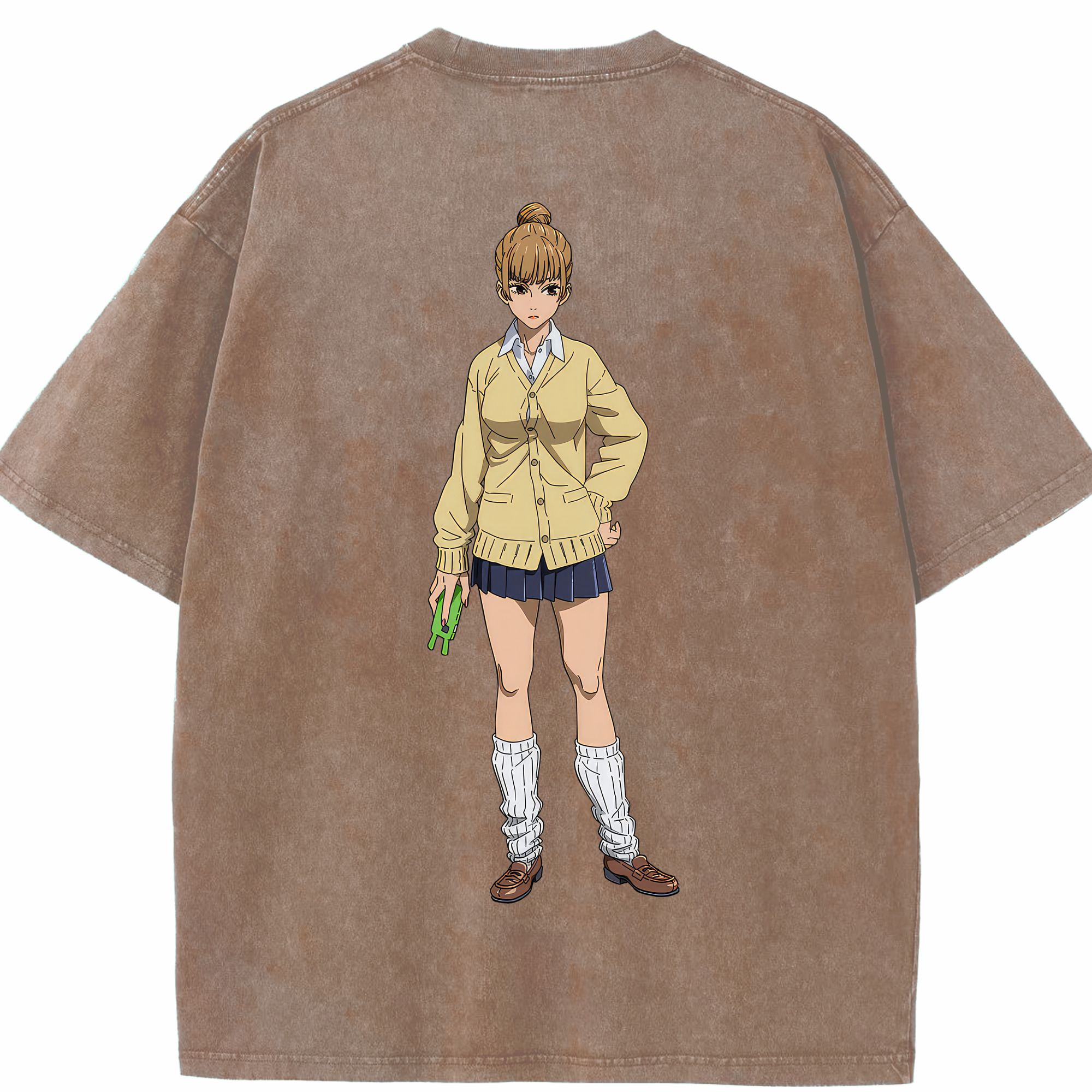 （画像用） 呪術廻戦 Jujutsu Kaisen 綿100% ヴィンテージ風 半袖Tシャツ（背面プリント）