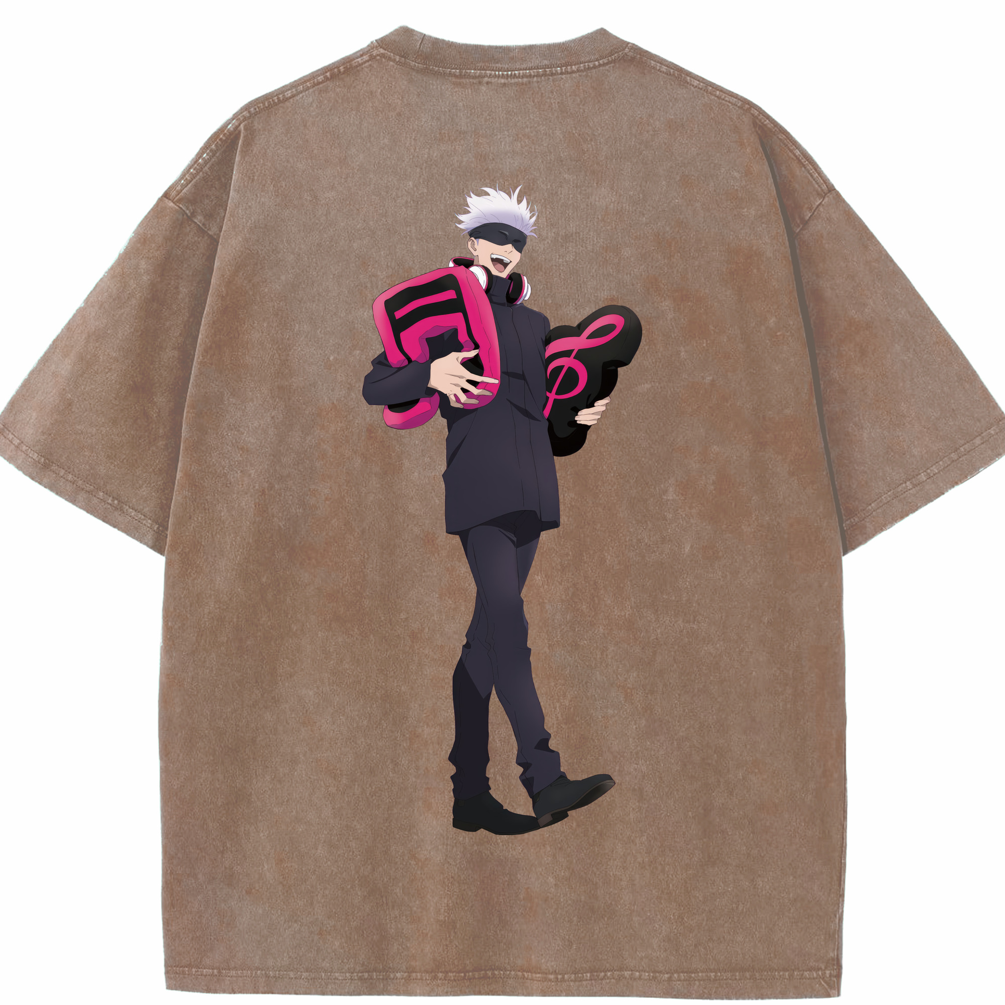 （画像用） 呪術廻戦 Jujutsu Kaisen 綿100% ヴィンテージ風 半袖Tシャツ（背面プリント）
