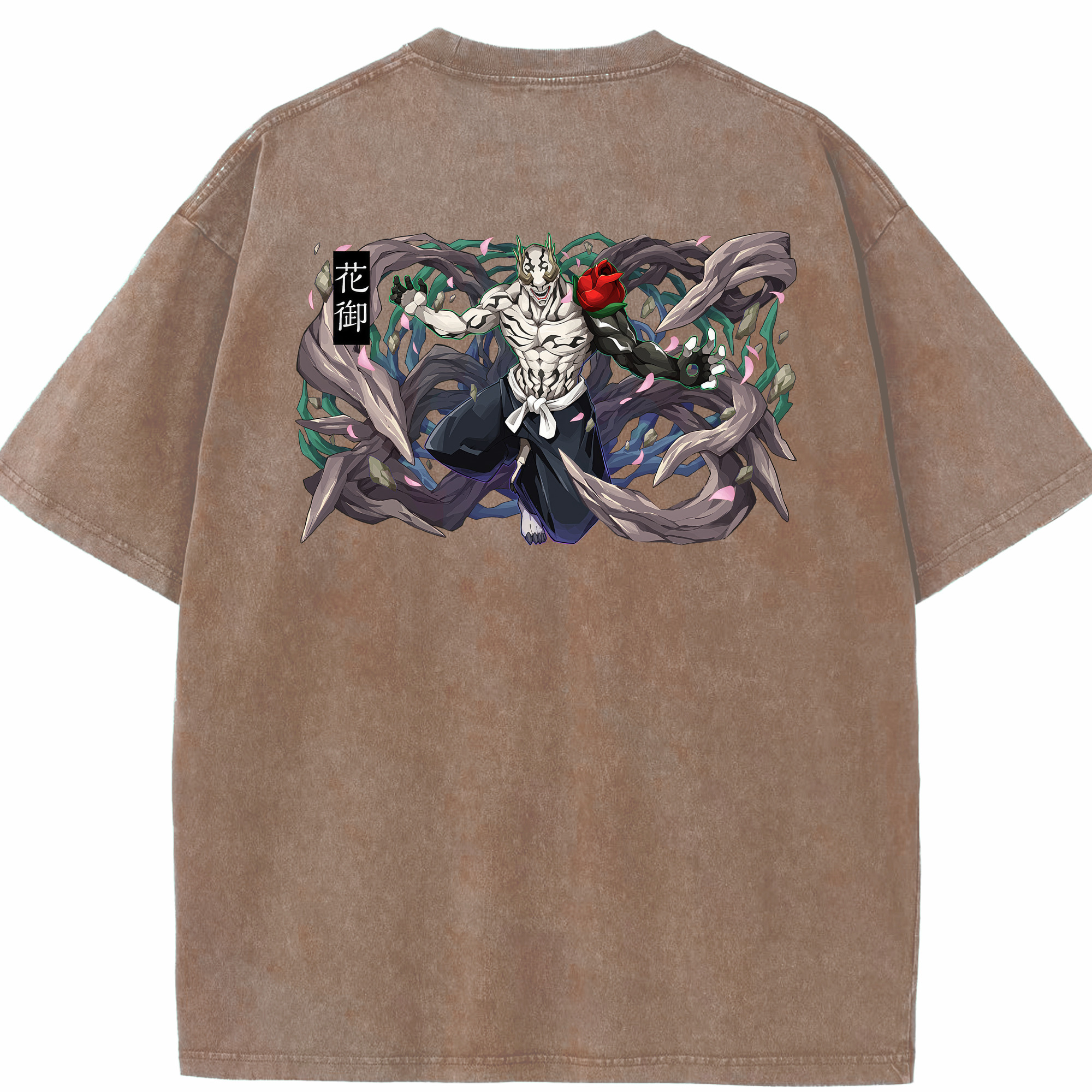 （画像用） 呪術廻戦 Jujutsu Kaisen 綿100% ヴィンテージ風 半袖Tシャツ（背面プリント）