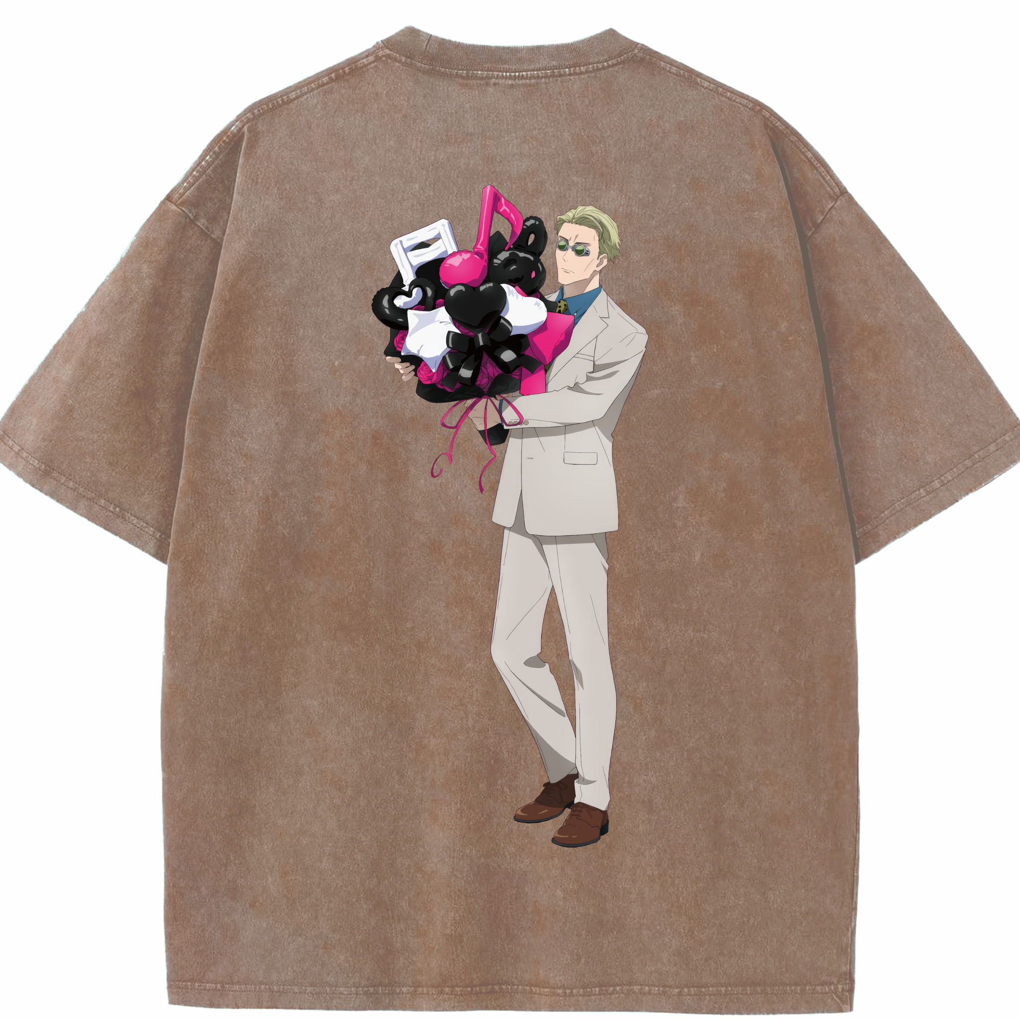 （画像用） 呪術廻戦 Jujutsu Kaisen 綿100% ヴィンテージ風 半袖Tシャツ（背面プリント）