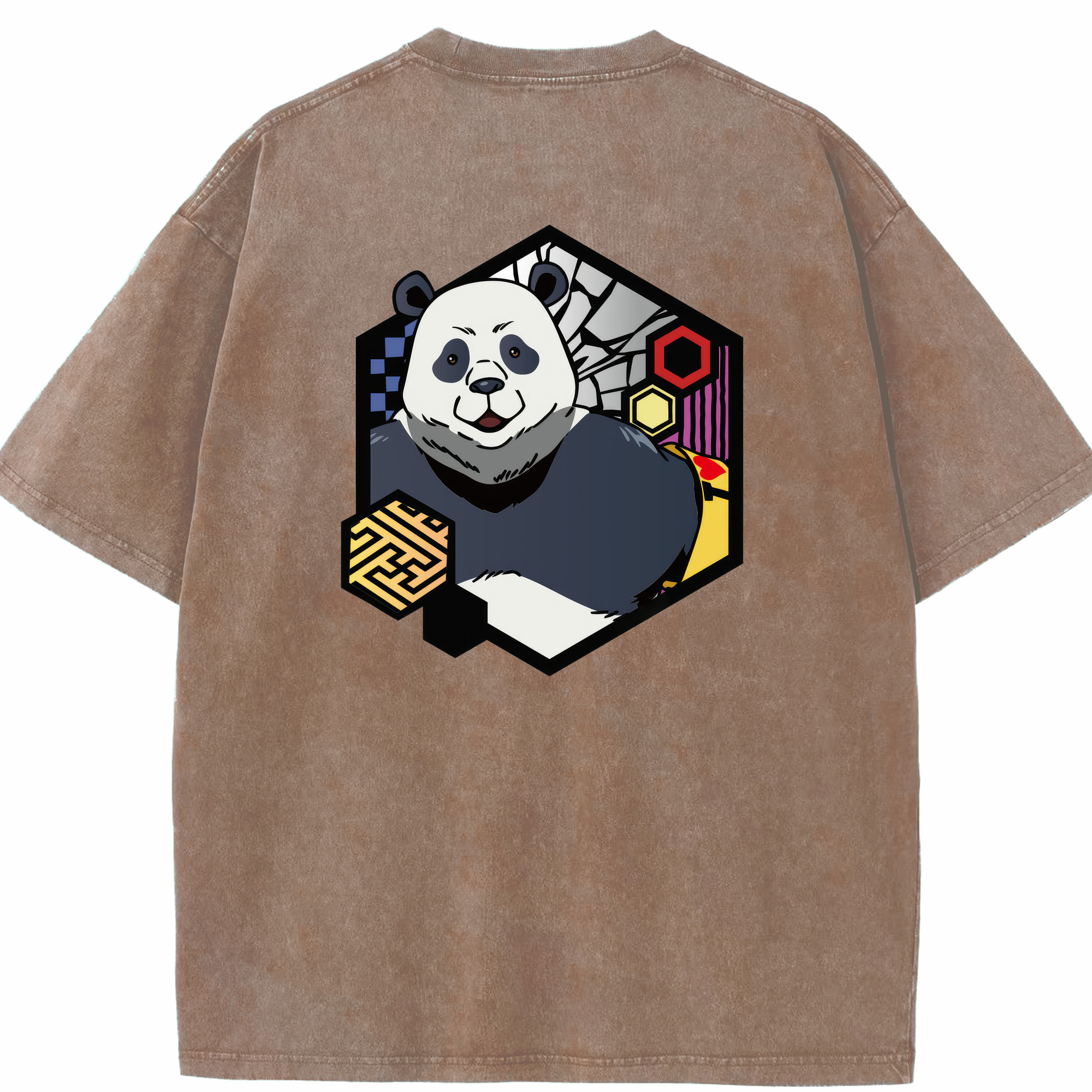 （画像用） 呪術廻戦 Jujutsu Kaisen 綿100% ヴィンテージ風 半袖Tシャツ（背面プリント）