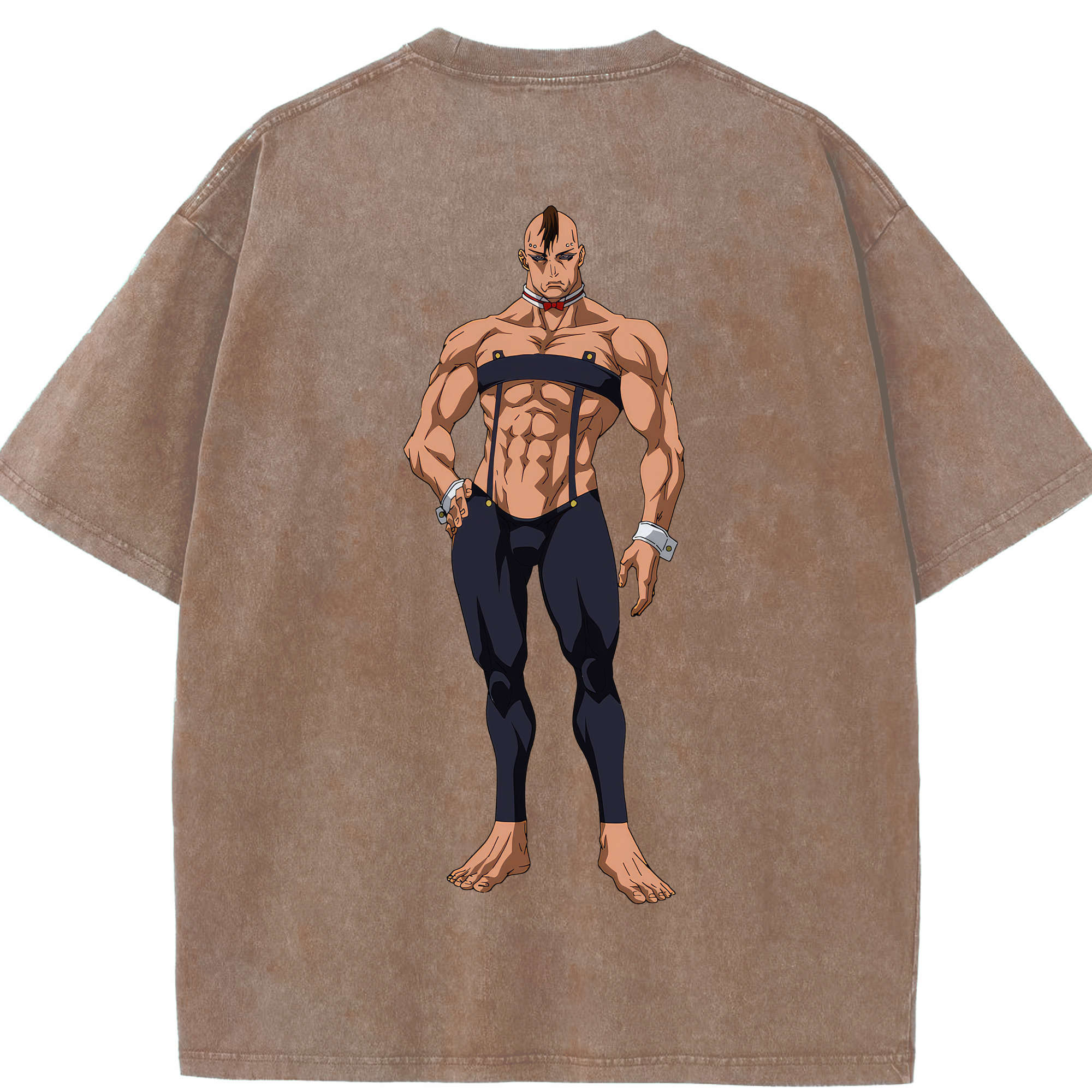 （画像用） 呪術廻戦 Jujutsu Kaisen 綿100% ヴィンテージ風 半袖Tシャツ（背面プリント）