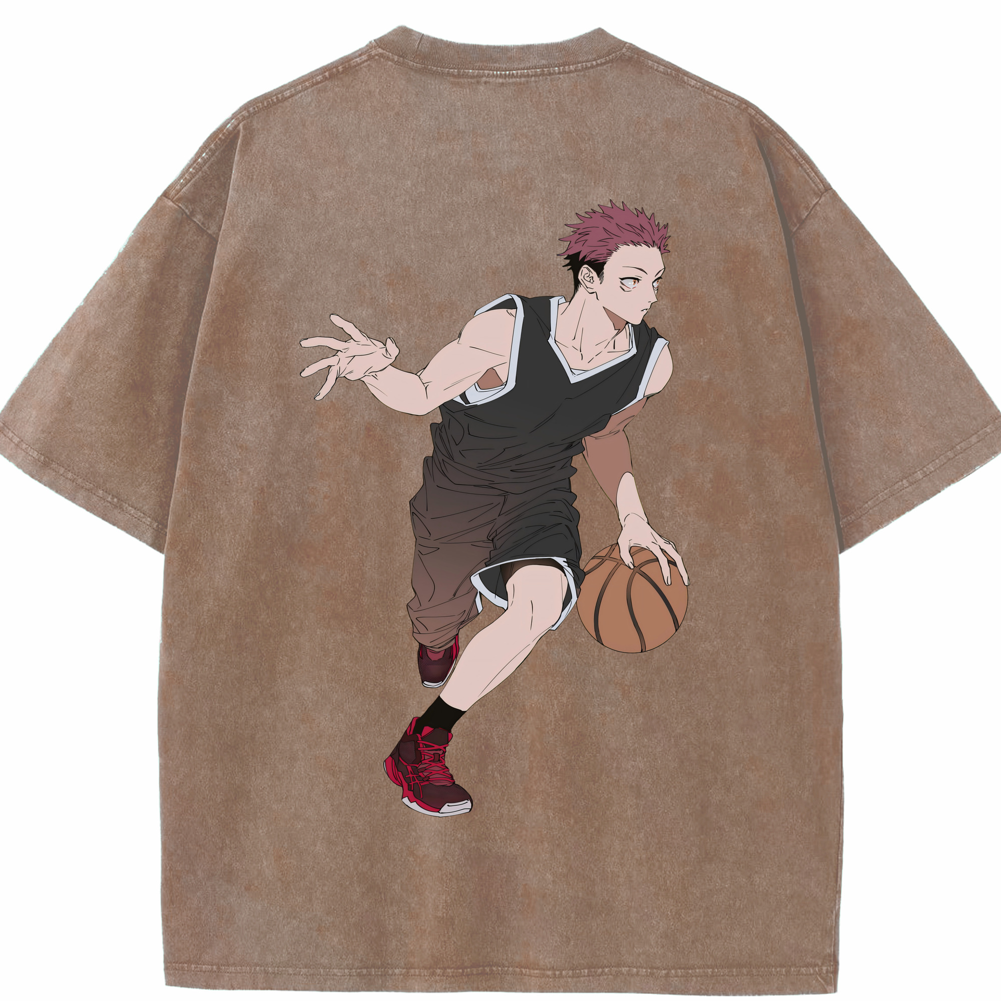 （画像用） 呪術廻戦 Jujutsu Kaisen 綿100% ヴィンテージ風 半袖Tシャツ（背面プリント）