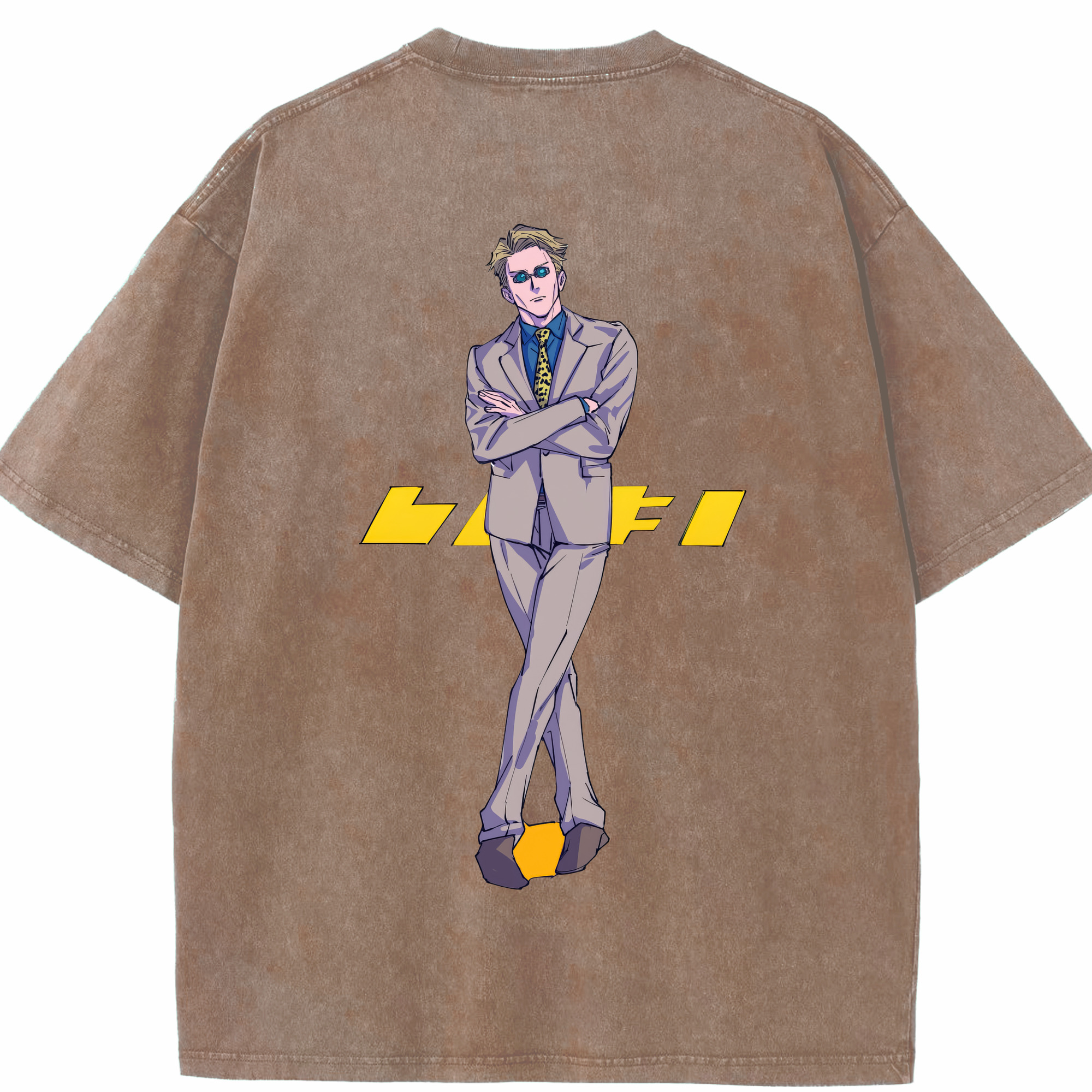 （画像用） 呪術廻戦 Jujutsu Kaisen 綿100% ヴィンテージ風 半袖Tシャツ（背面プリント）