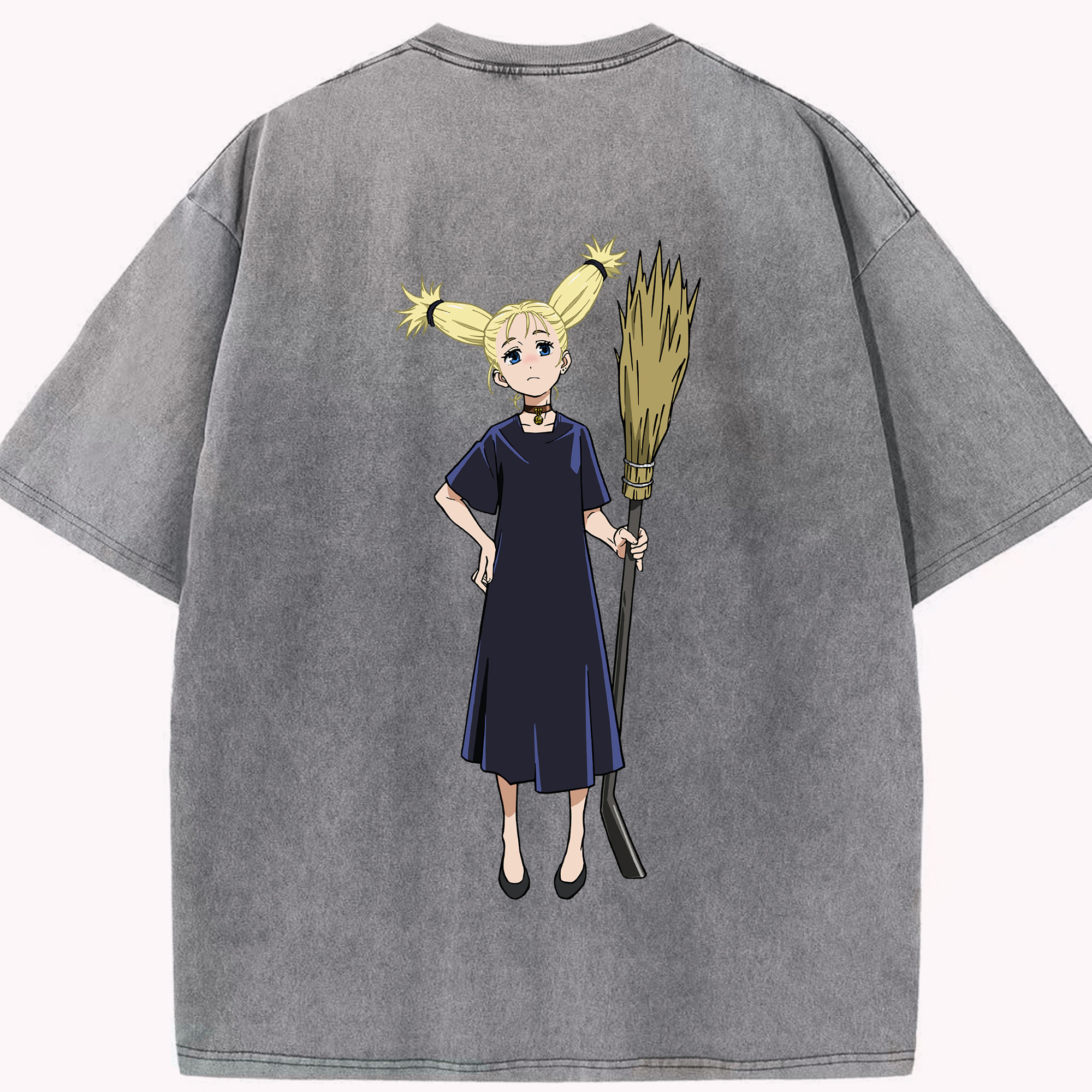 （画像用） 呪術廻戦 Jujutsu Kaisen 綿100% ヴィンテージ風 半袖Tシャツ（背面プリント）