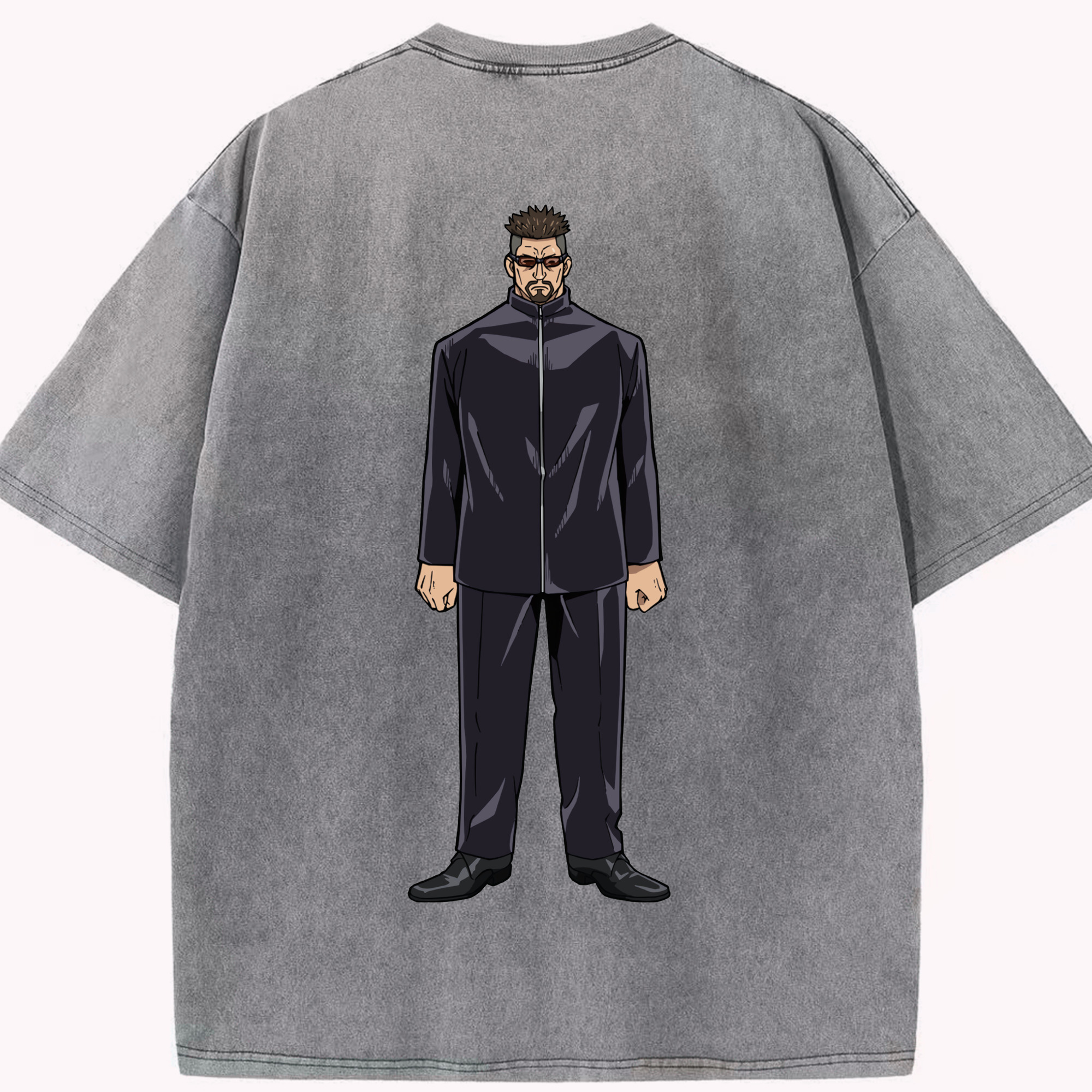 （画像用） 呪術廻戦 Jujutsu Kaisen 綿100% ヴィンテージ風 半袖Tシャツ（背面プリント）