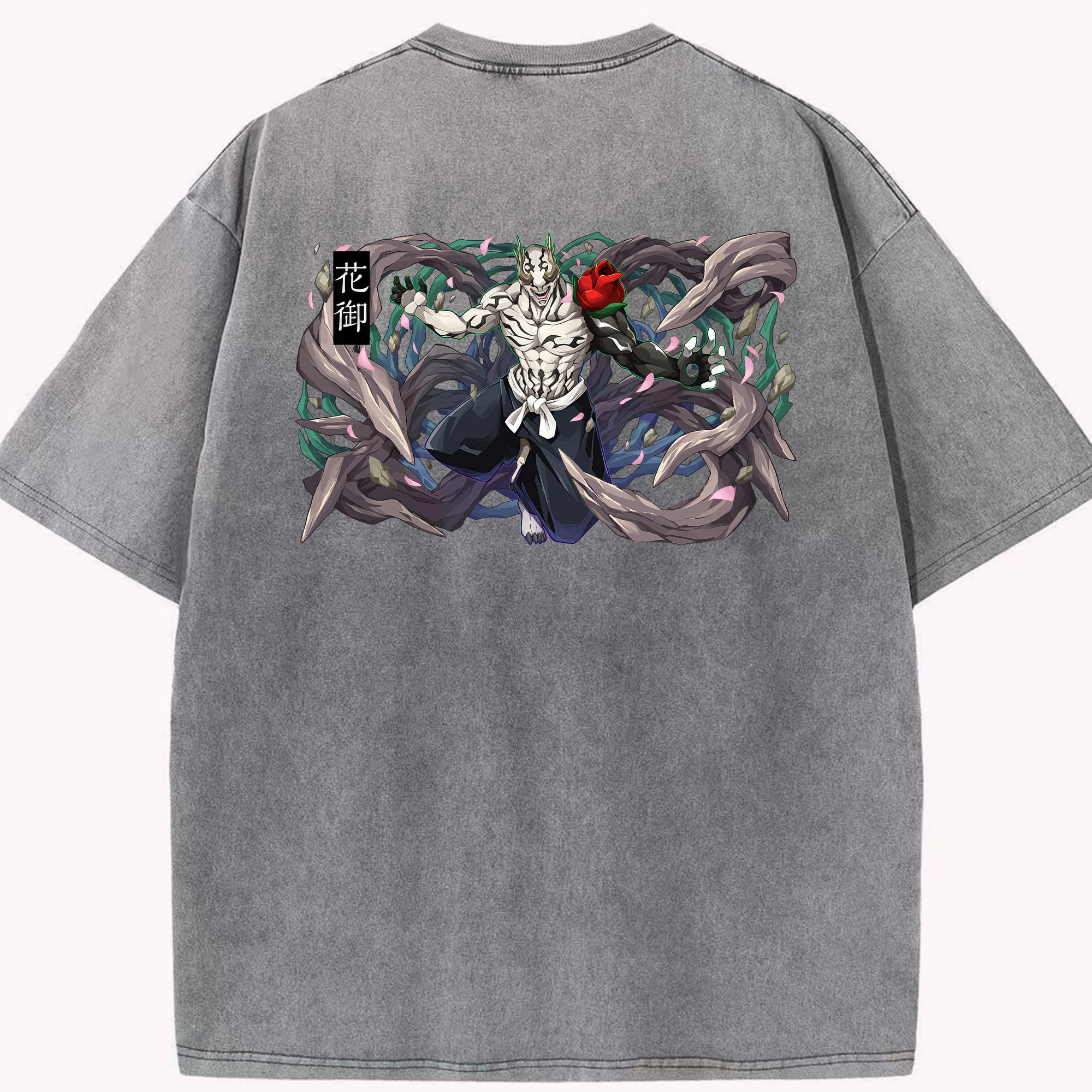 （画像用） 呪術廻戦 Jujutsu Kaisen 綿100% ヴィンテージ風 半袖Tシャツ（背面プリント）