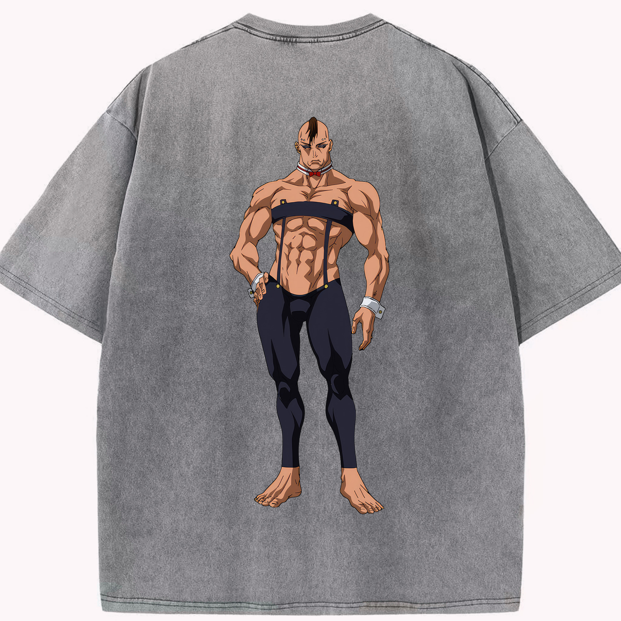 （画像用） 呪術廻戦 Jujutsu Kaisen 綿100% ヴィンテージ風 半袖Tシャツ（背面プリント）