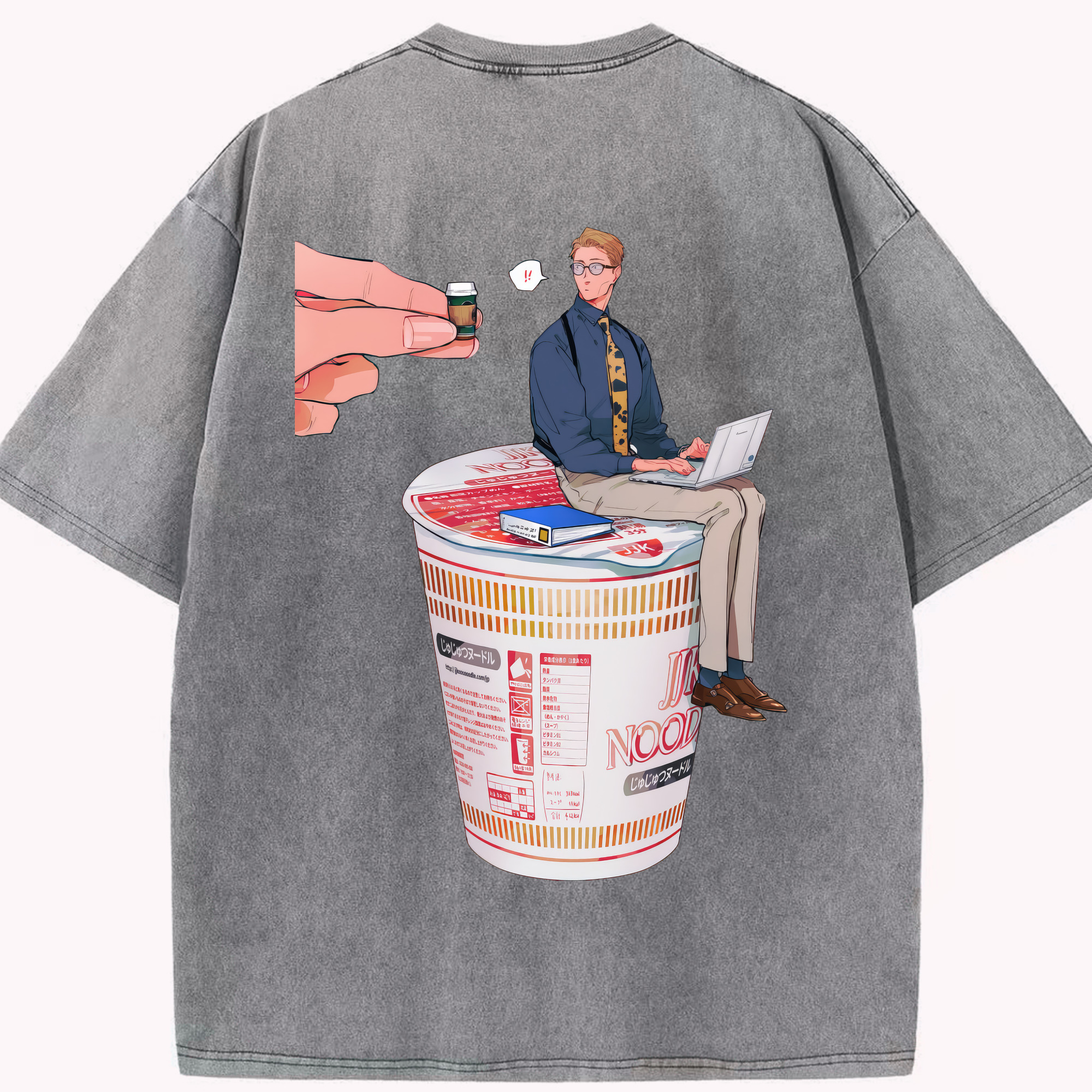 （画像用） 呪術廻戦 Jujutsu Kaisen 綿100% ヴィンテージ風 半袖Tシャツ（背面プリント）