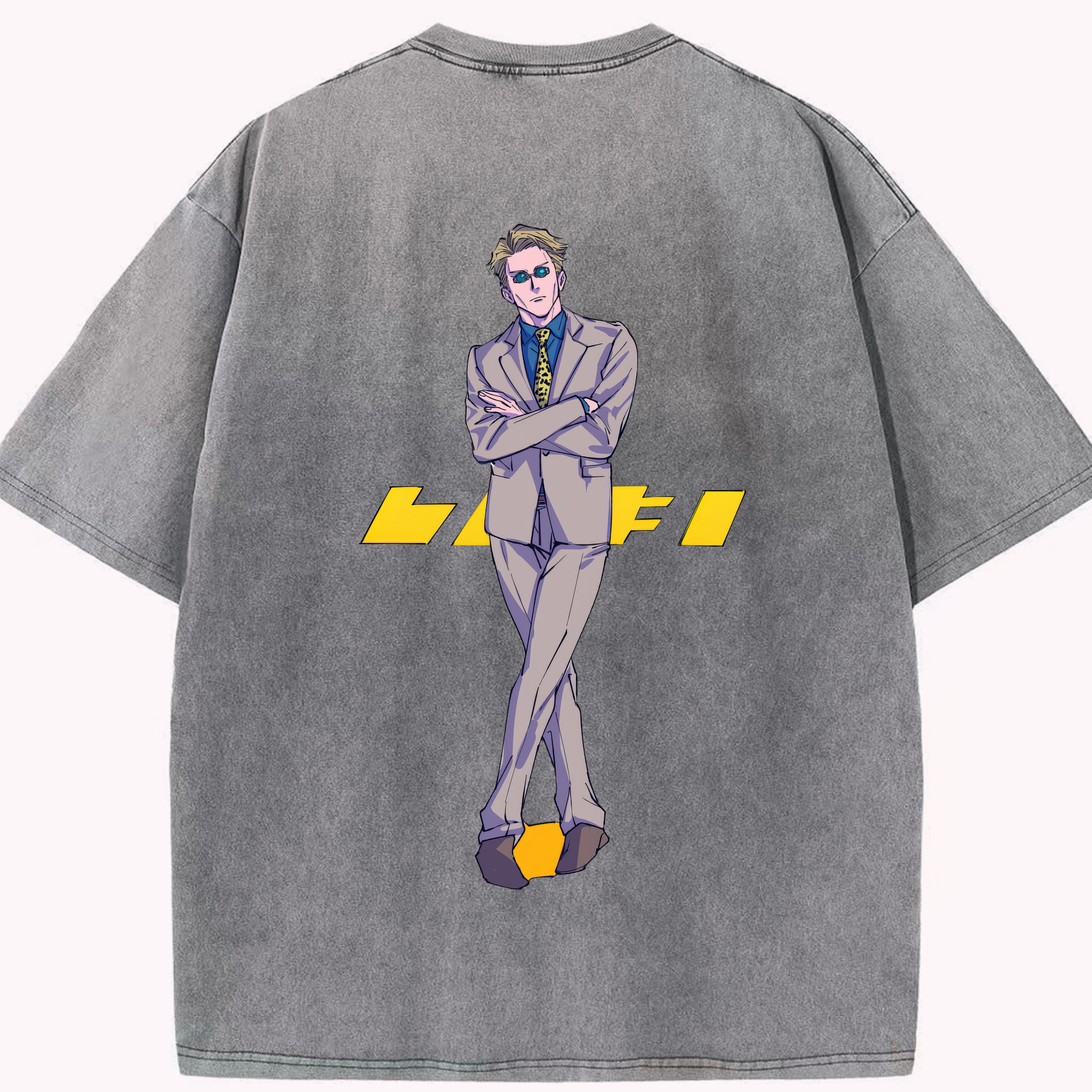 （画像用） 呪術廻戦 Jujutsu Kaisen 綿100% ヴィンテージ風 半袖Tシャツ（背面プリント）