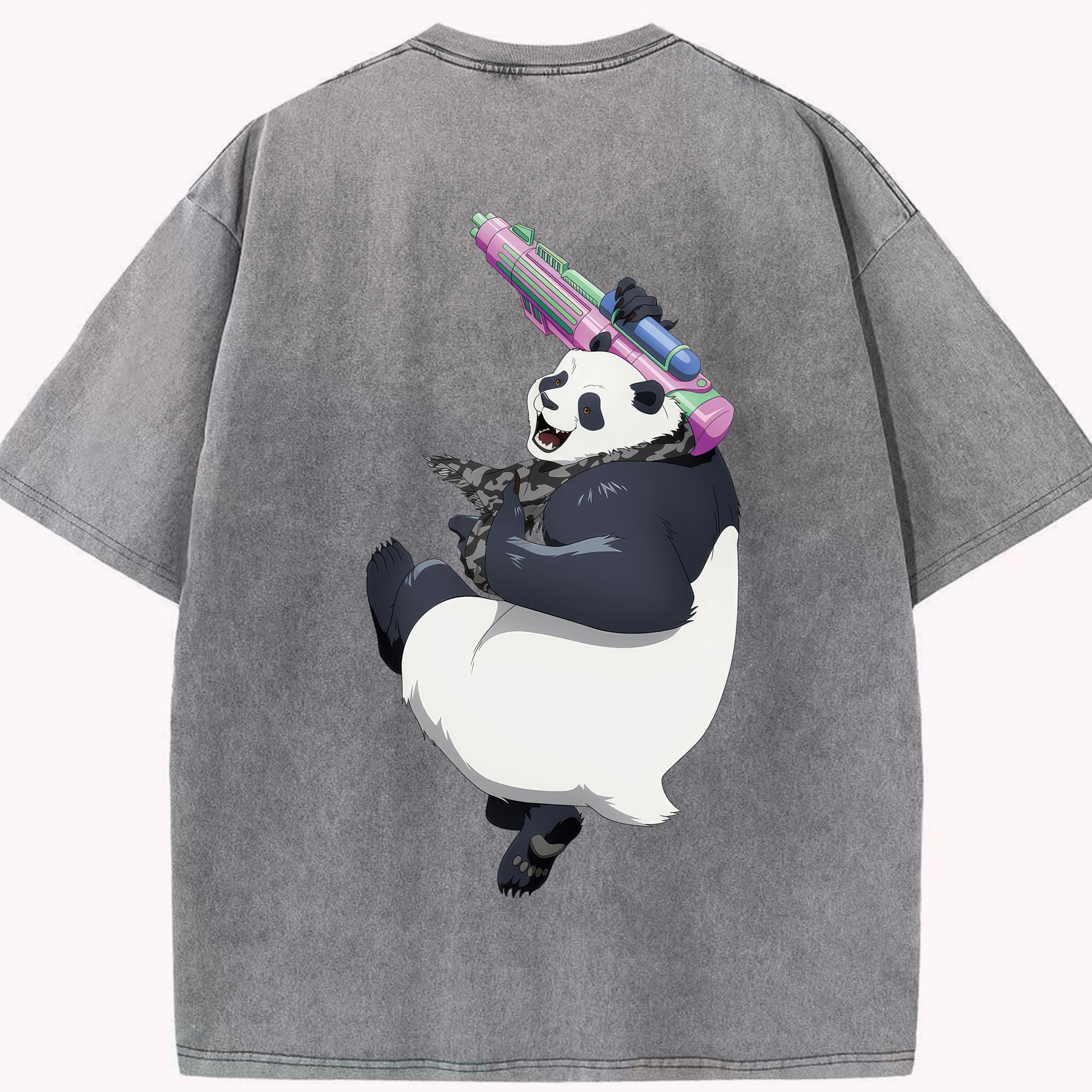 （画像用） 呪術廻戦 Jujutsu Kaisen 綿100% ヴィンテージ風 半袖Tシャツ（背面プリント）