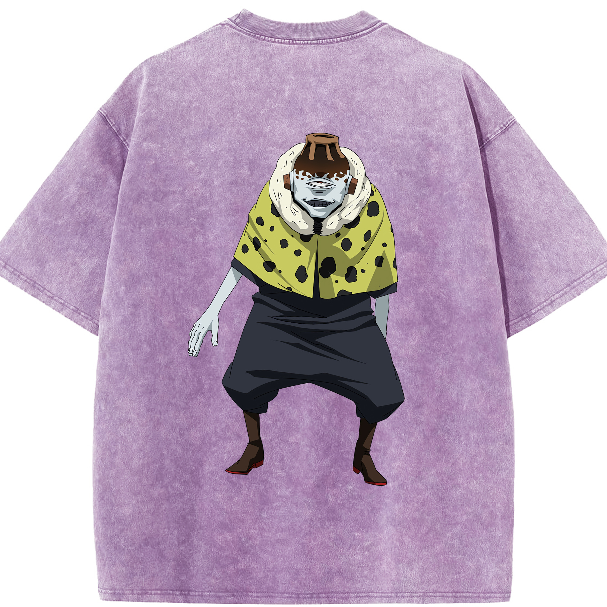 （画像用） 呪術廻戦 Jujutsu Kaisen 綿100% ヴィンテージ風 半袖Tシャツ（背面プリント）