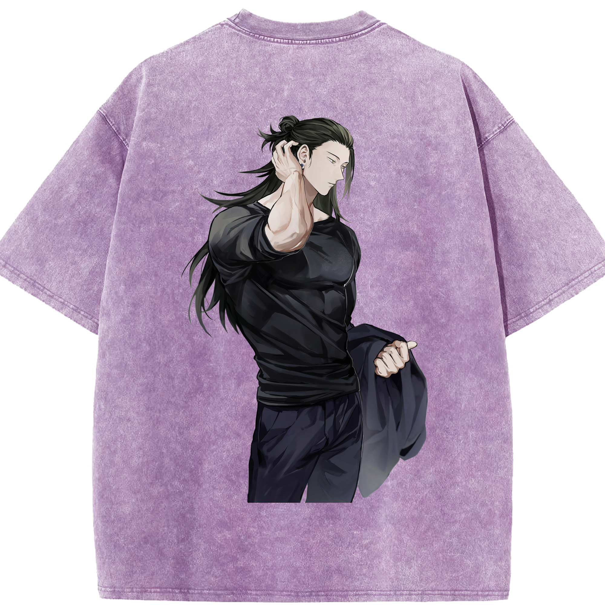 （画像用） 呪術廻戦 Jujutsu Kaisen 綿100% ヴィンテージ風 半袖Tシャツ（背面プリント）