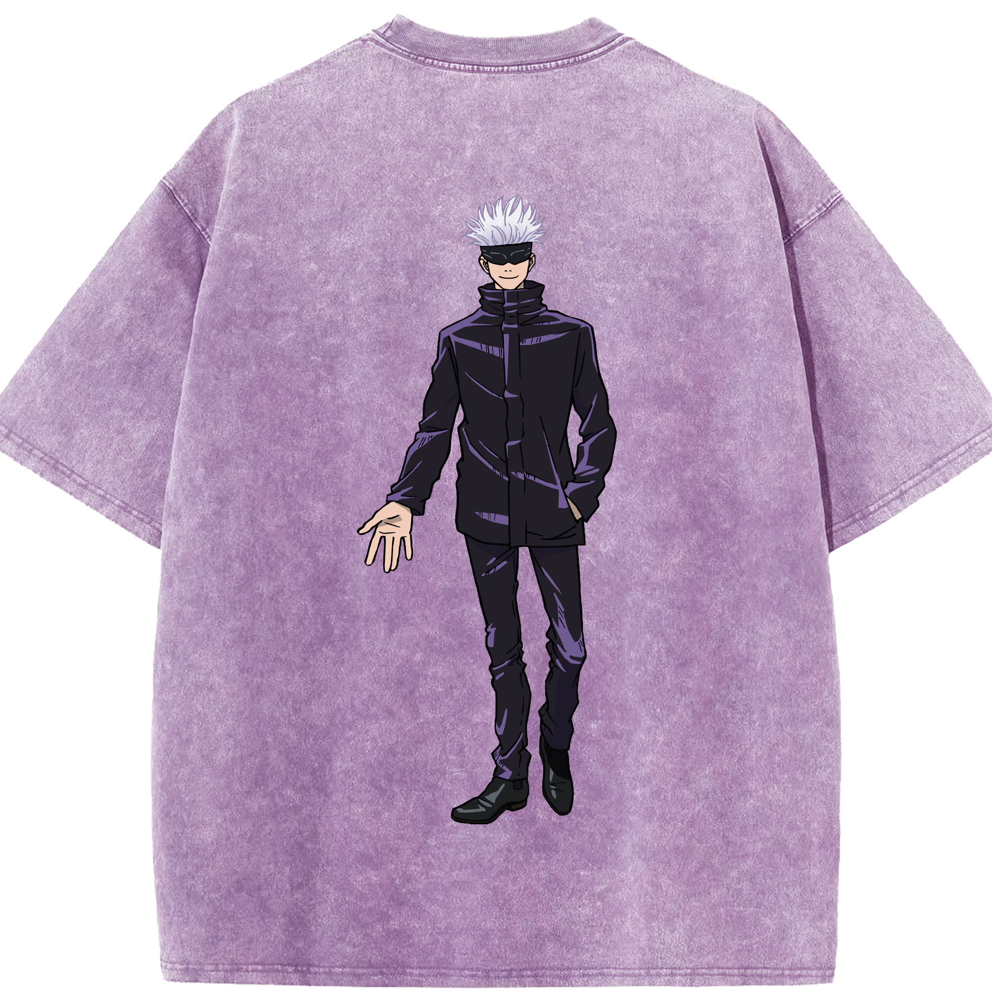 （画像用） 呪術廻戦 Jujutsu Kaisen 綿100% ヴィンテージ風 半袖Tシャツ（背面プリント）