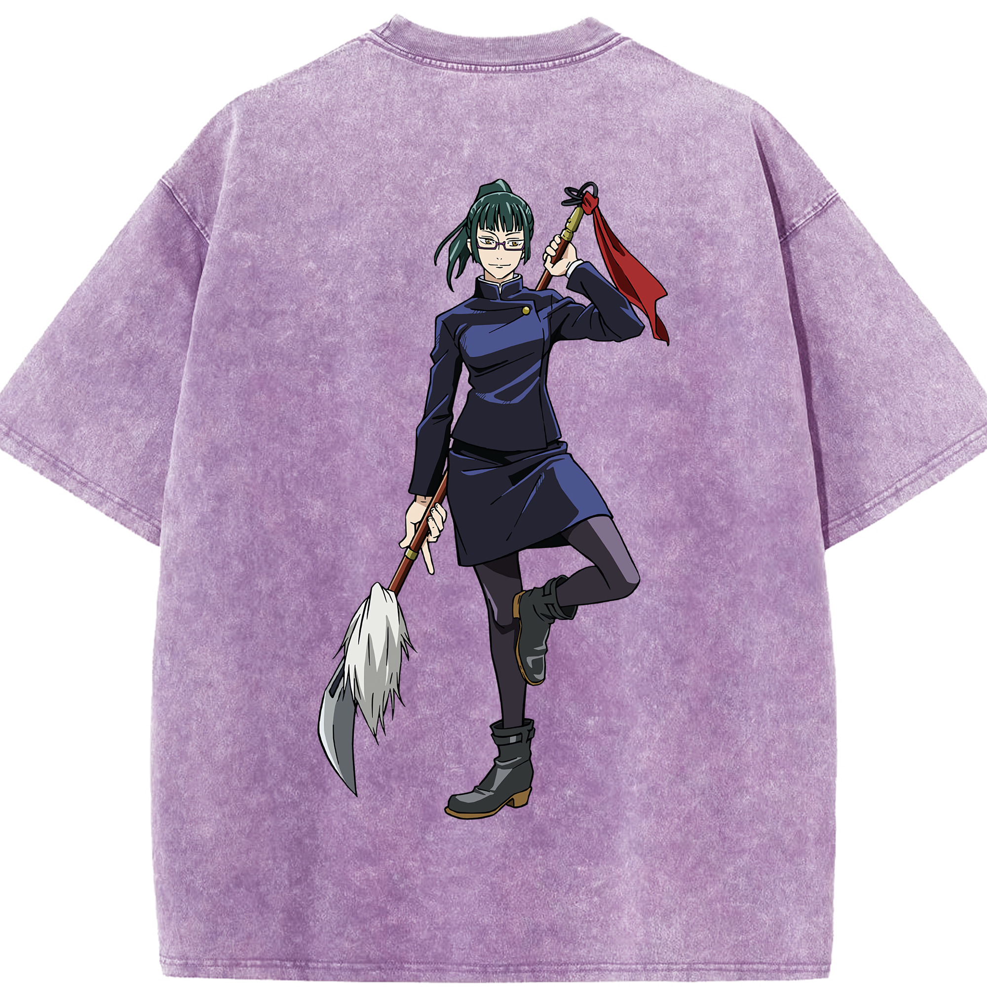（画像用） 呪術廻戦 Jujutsu Kaisen 綿100% ヴィンテージ風 半袖Tシャツ（背面プリント）