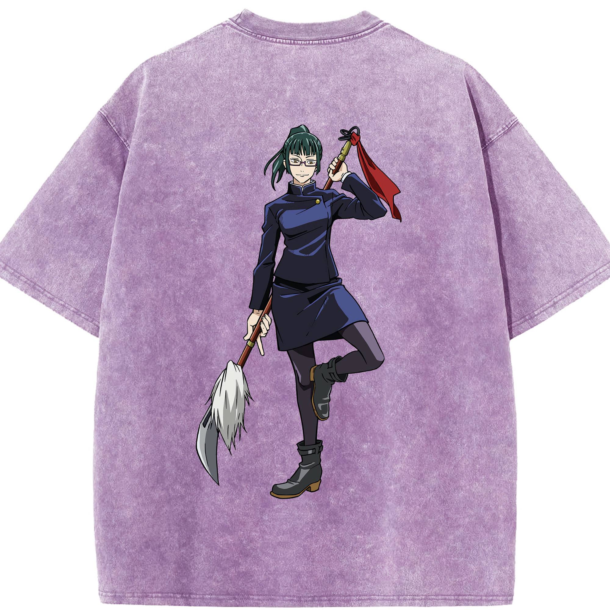 （画像用） 呪術廻戦 Jujutsu Kaisen 綿100% ヴィンテージ風 半袖Tシャツ（背面プリント）