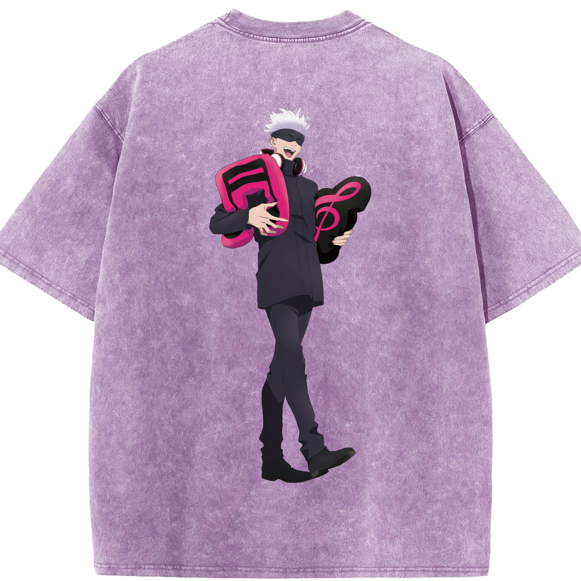 （画像用） 呪術廻戦 Jujutsu Kaisen 綿100% ヴィンテージ風 半袖Tシャツ（背面プリント）