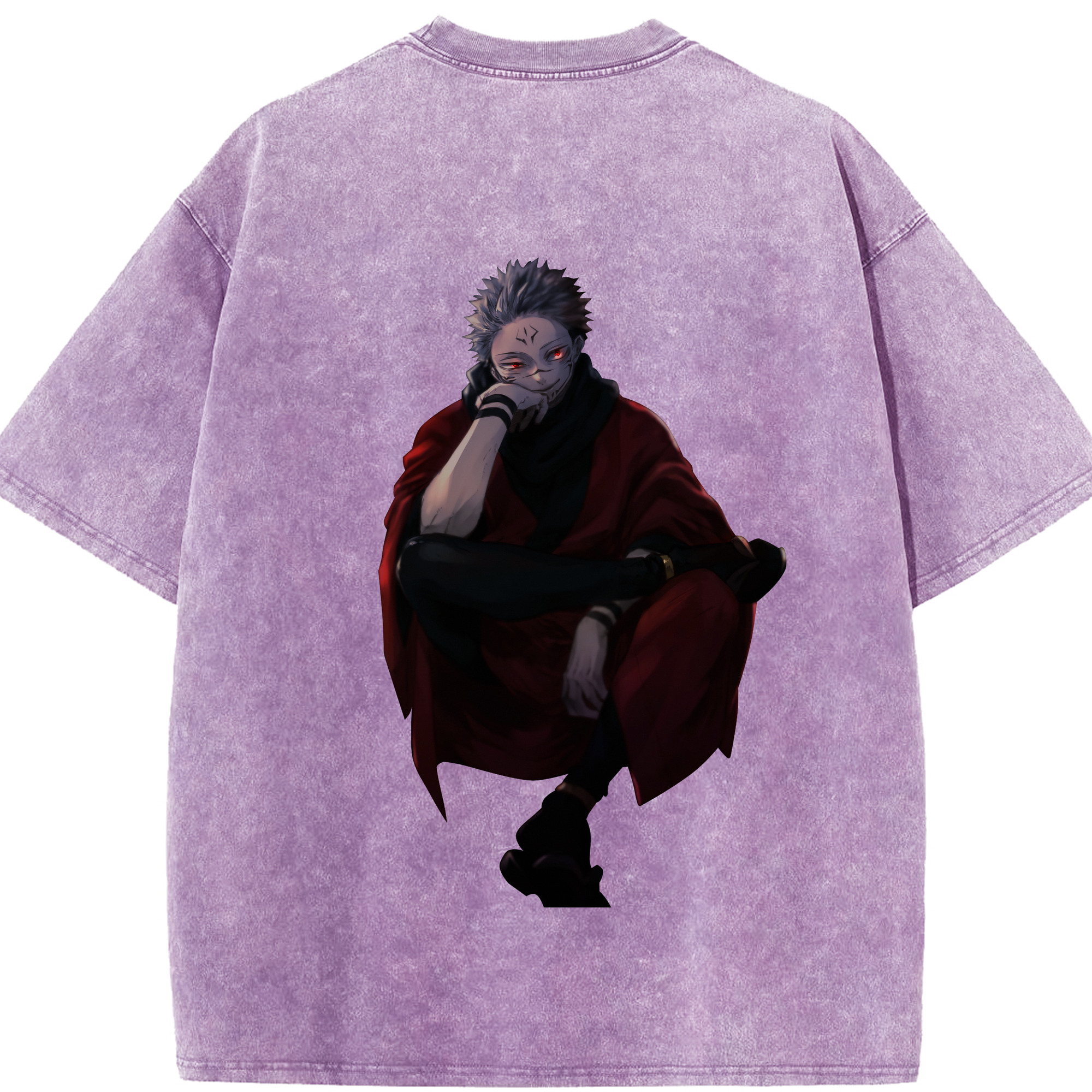 （画像用） 呪術廻戦 Jujutsu Kaisen 綿100% ヴィンテージ風 半袖Tシャツ（背面プリント）
