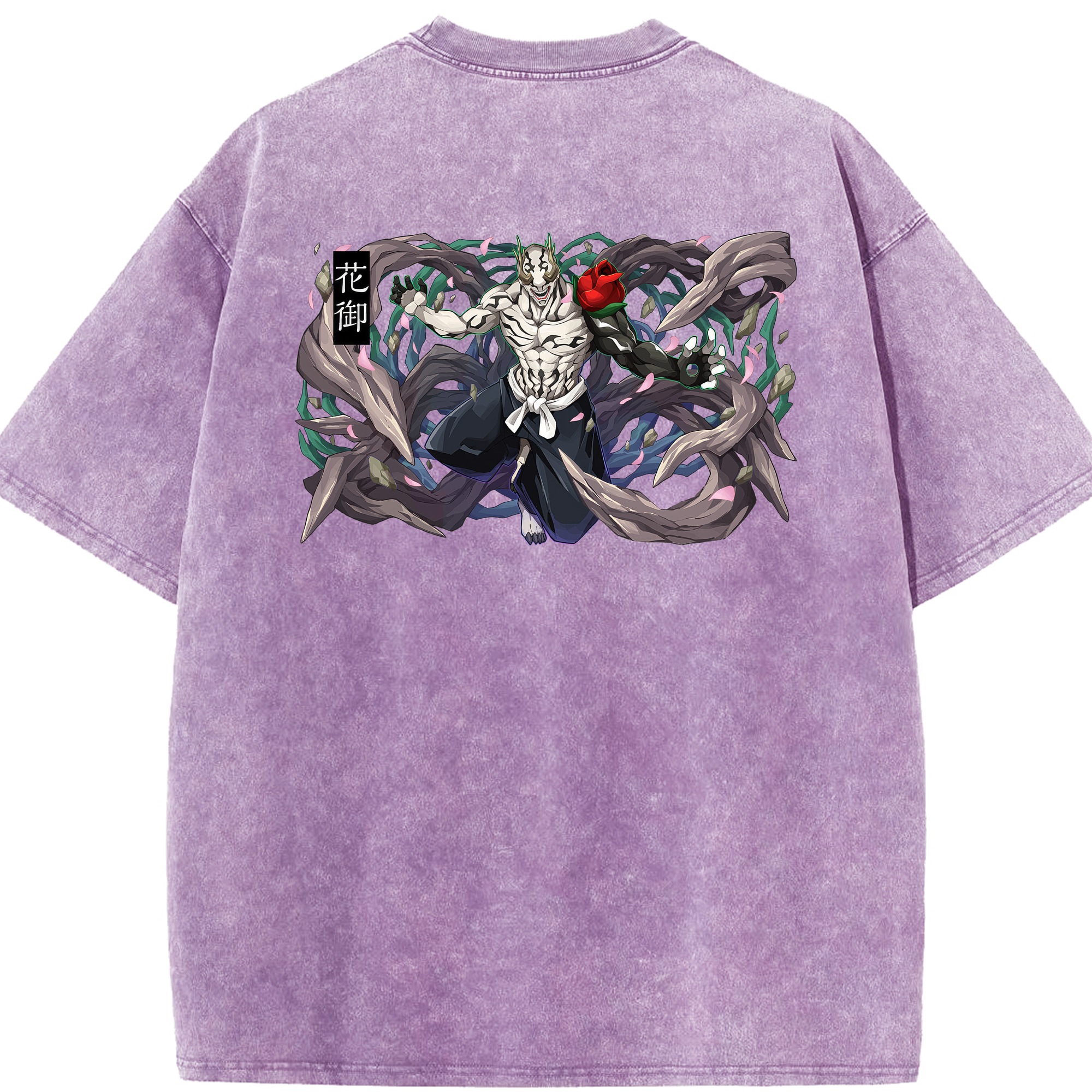 （画像用） 呪術廻戦 Jujutsu Kaisen 綿100% ヴィンテージ風 半袖Tシャツ（背面プリント）