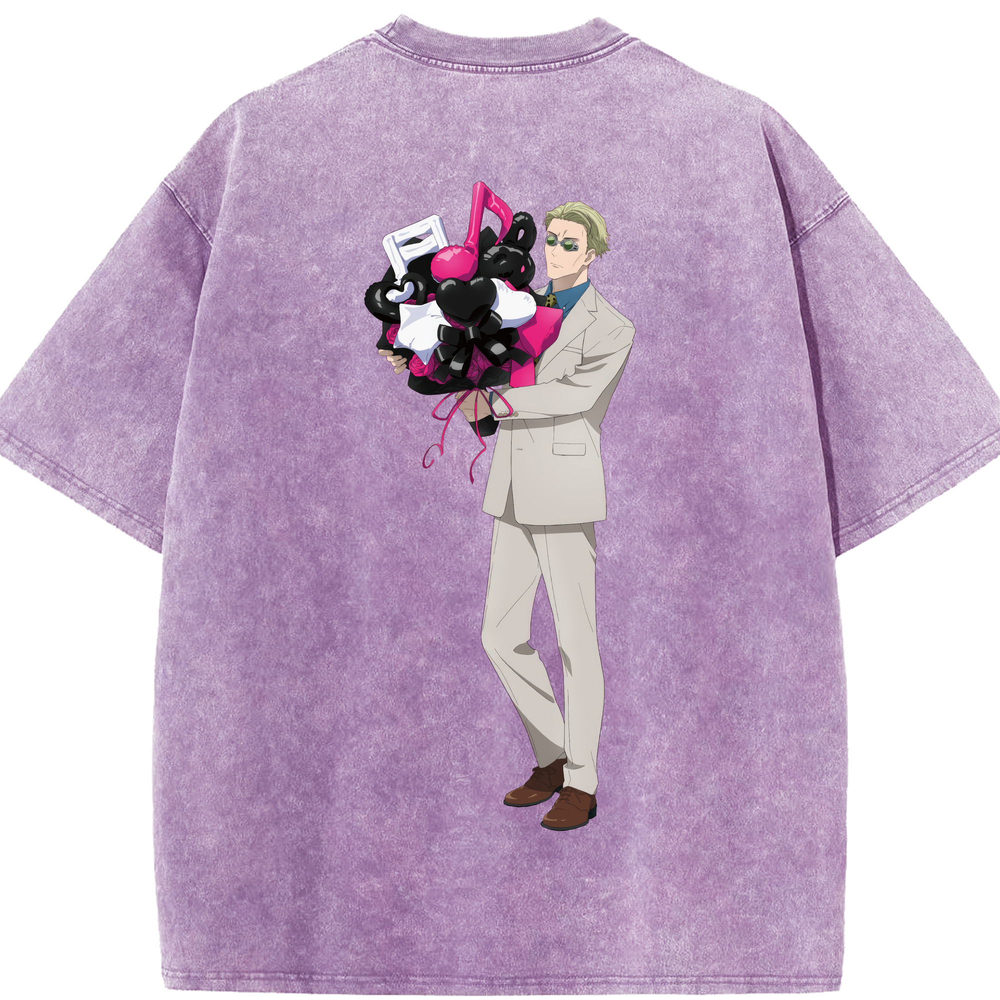 （画像用） 呪術廻戦 Jujutsu Kaisen 綿100% ヴィンテージ風 半袖Tシャツ（背面プリント）