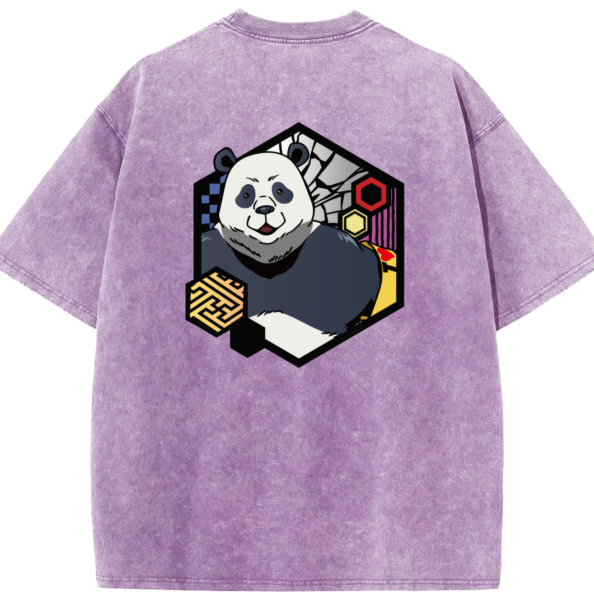（画像用） 呪術廻戦 Jujutsu Kaisen 綿100% ヴィンテージ風 半袖Tシャツ（背面プリント）