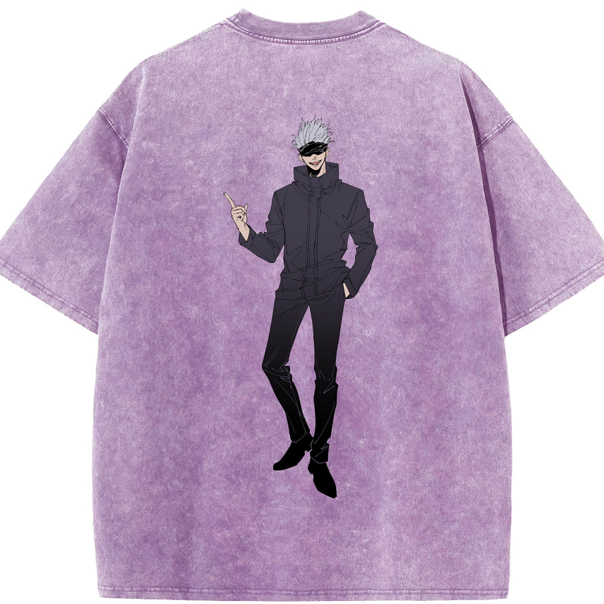 （画像用） 呪術廻戦 Jujutsu Kaisen 綿100% ヴィンテージ風 半袖Tシャツ（背面プリント）