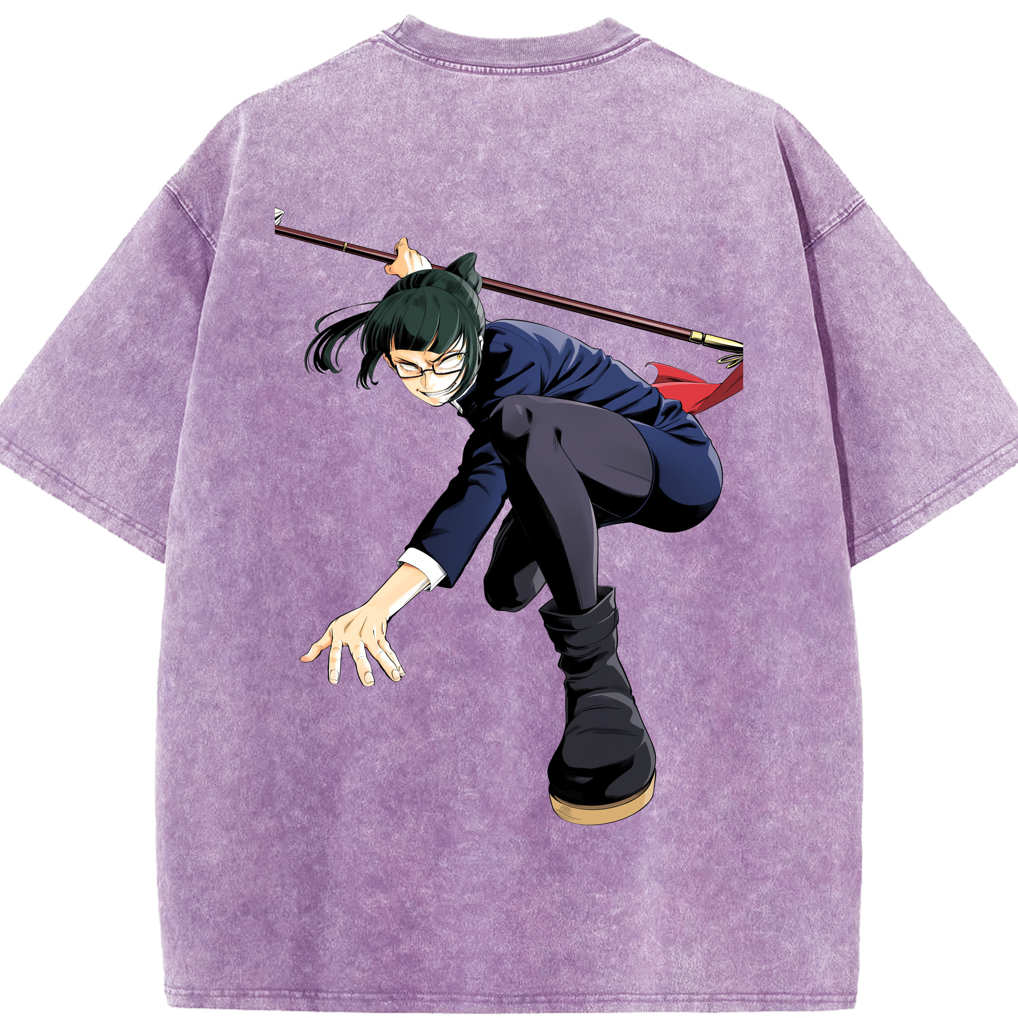 （画像用） 呪術廻戦 Jujutsu Kaisen 綿100% ヴィンテージ風 半袖Tシャツ（背面プリント）