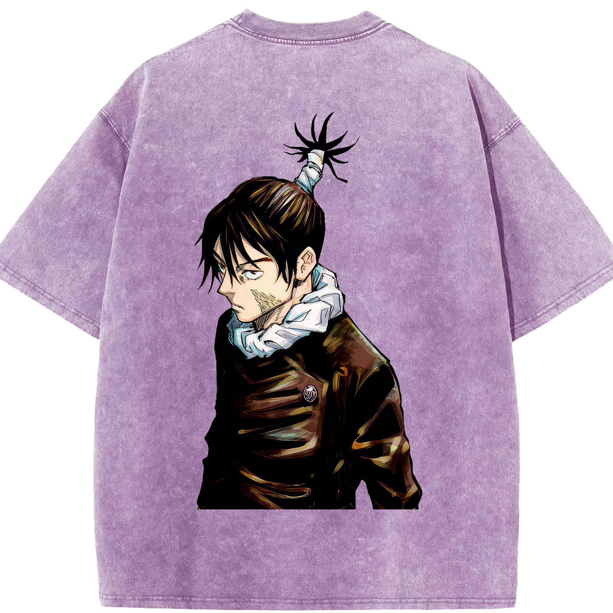 （画像用） 呪術廻戦 Jujutsu Kaisen 綿100% ヴィンテージ風 半袖Tシャツ（背面プリント）