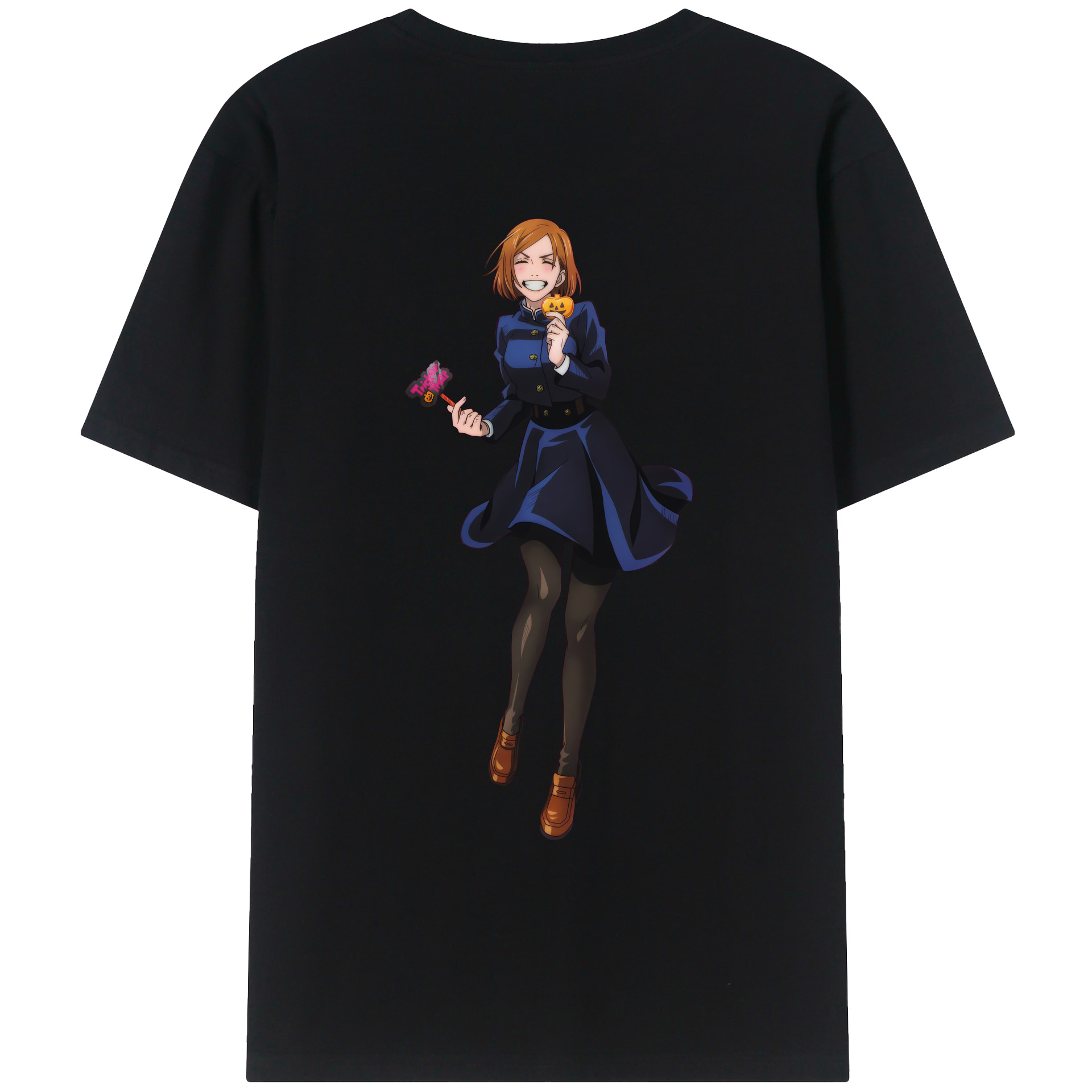 （画像用） 呪術廻戦 Jujutsu Kaisen 綿100％ メンズ半袖Tシャツ（バックプリント） 通気性