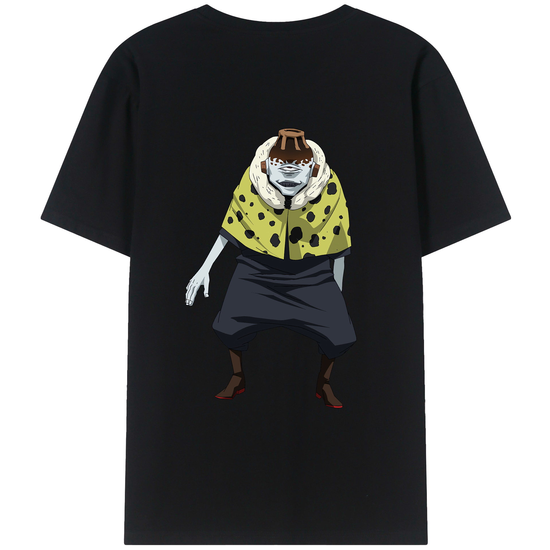 （画像用） 呪術廻戦 Jujutsu Kaisen 綿100％ メンズ半袖Tシャツ（バックプリント） 通気性