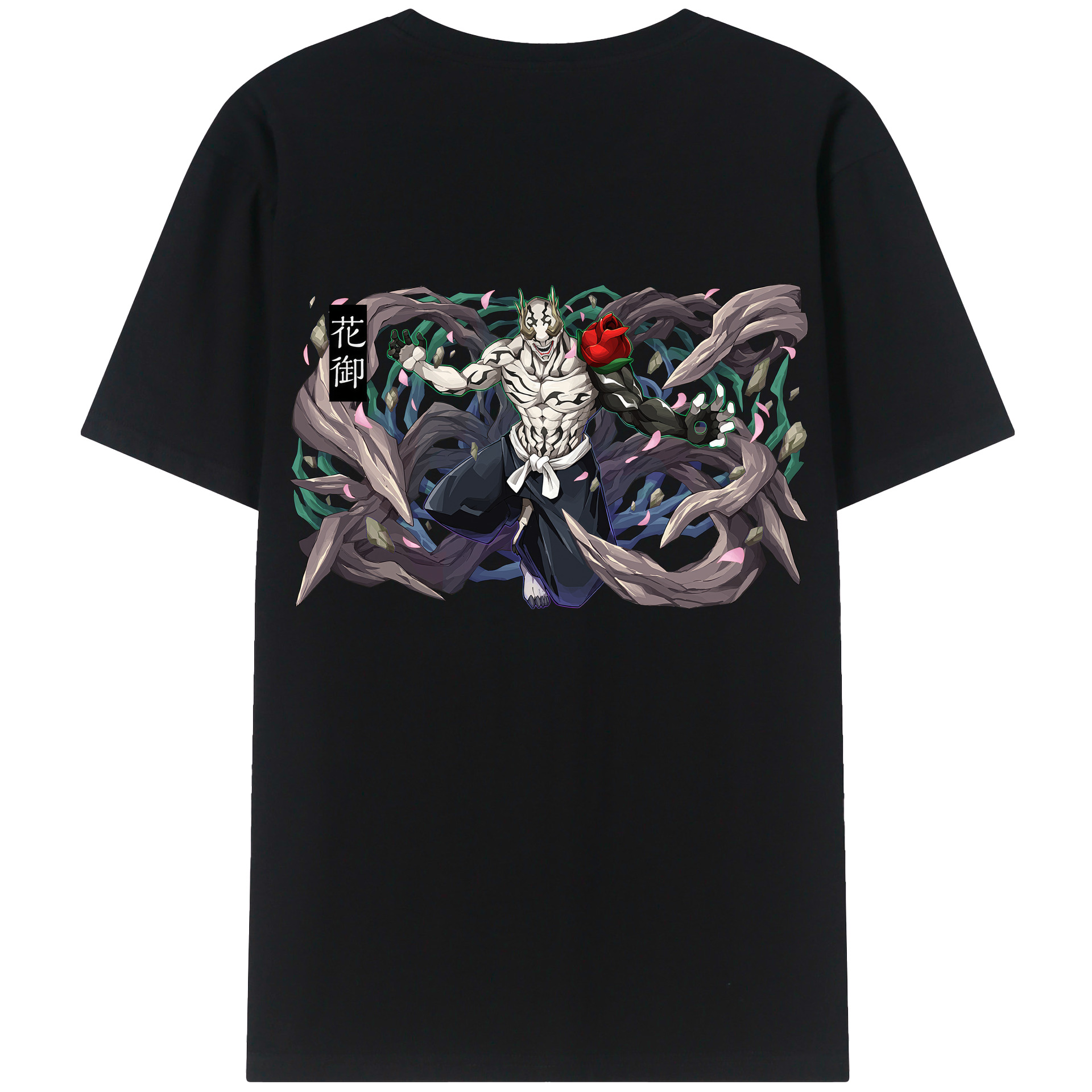 （画像用） 呪術廻戦 Jujutsu Kaisen 綿100％ メンズ半袖Tシャツ（バックプリント） 通気性