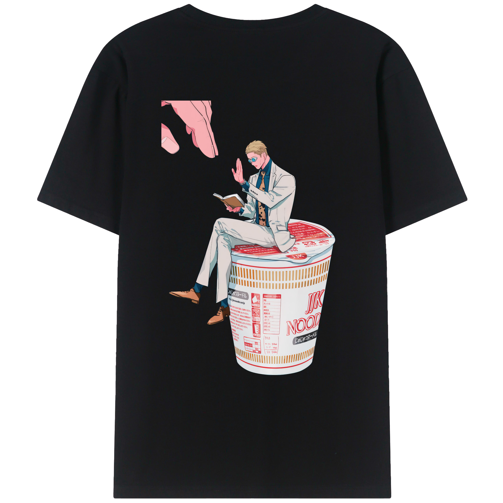（画像用） 呪術廻戦 Jujutsu Kaisen 綿100％ メンズ半袖Tシャツ（バックプリント） 通気性