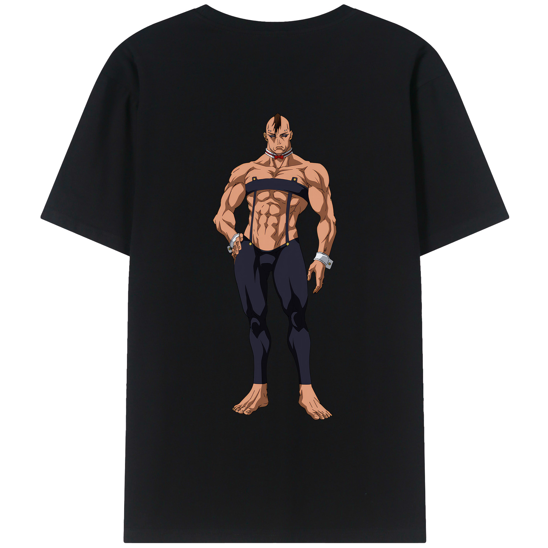 （画像用） 呪術廻戦 Jujutsu Kaisen 綿100％ メンズ半袖Tシャツ（バックプリント） 通気性